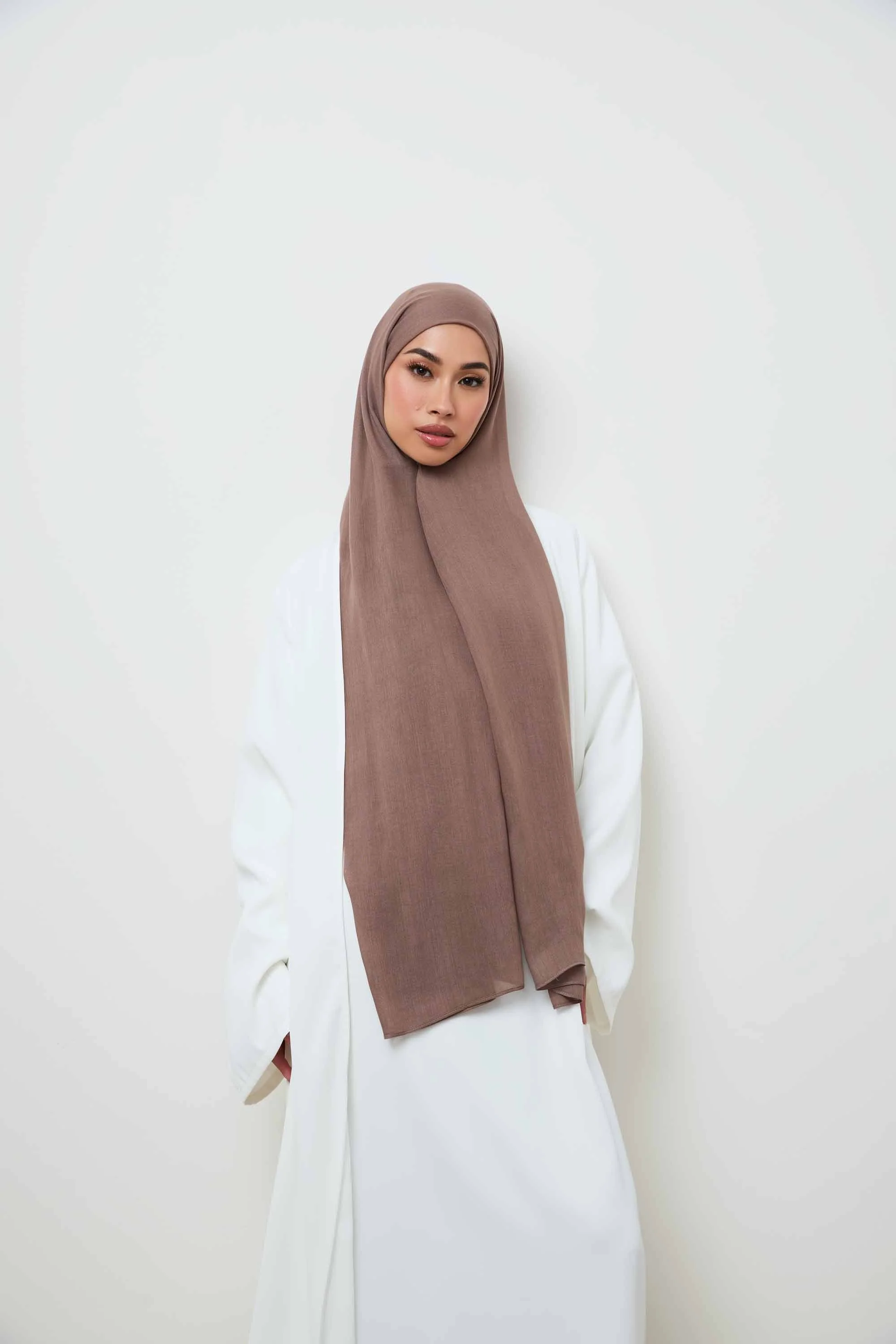 Modal Hijab - Almond Butter - Image 3