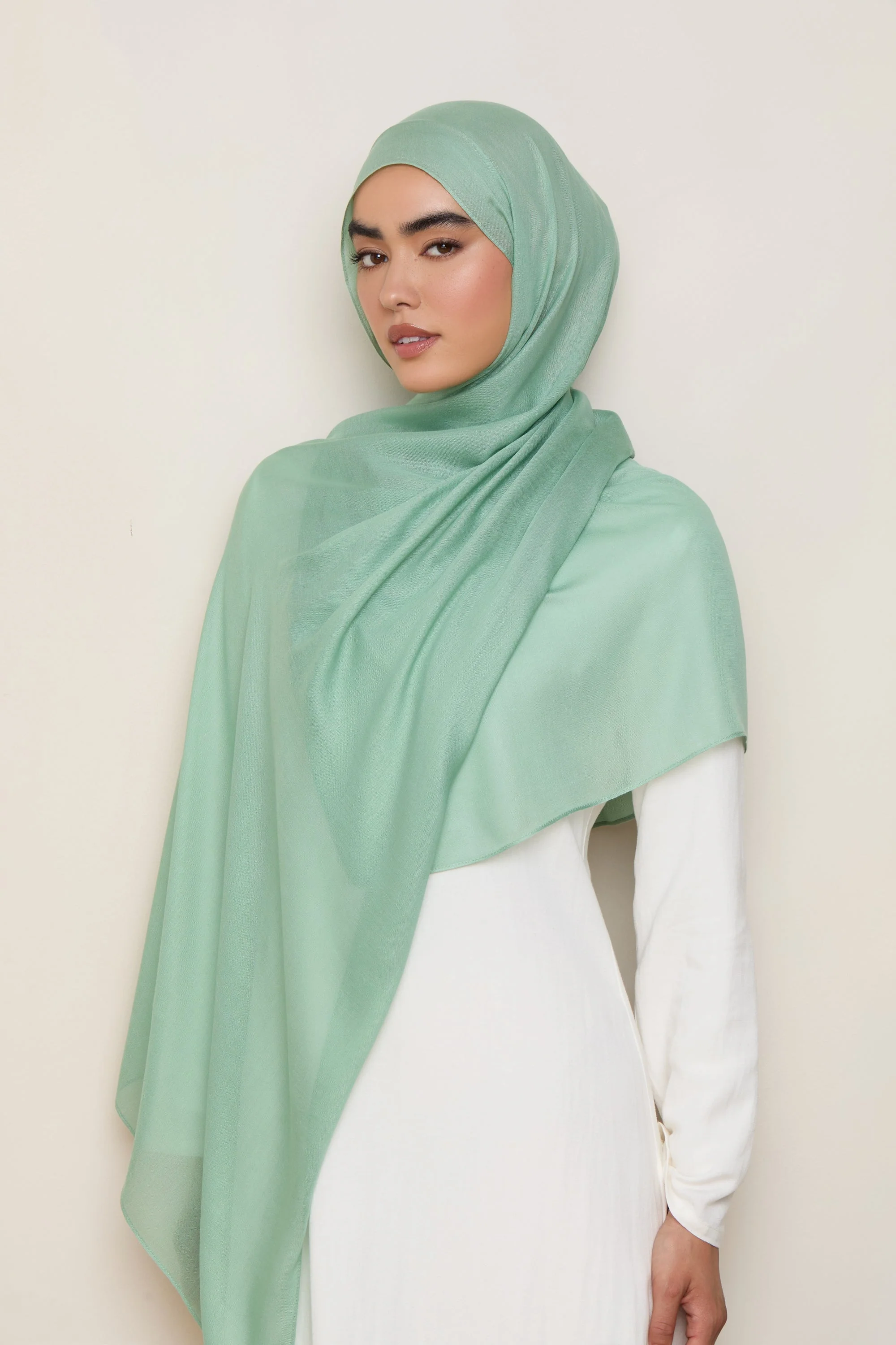 Modal Hijab - Aspen Green - Image 5