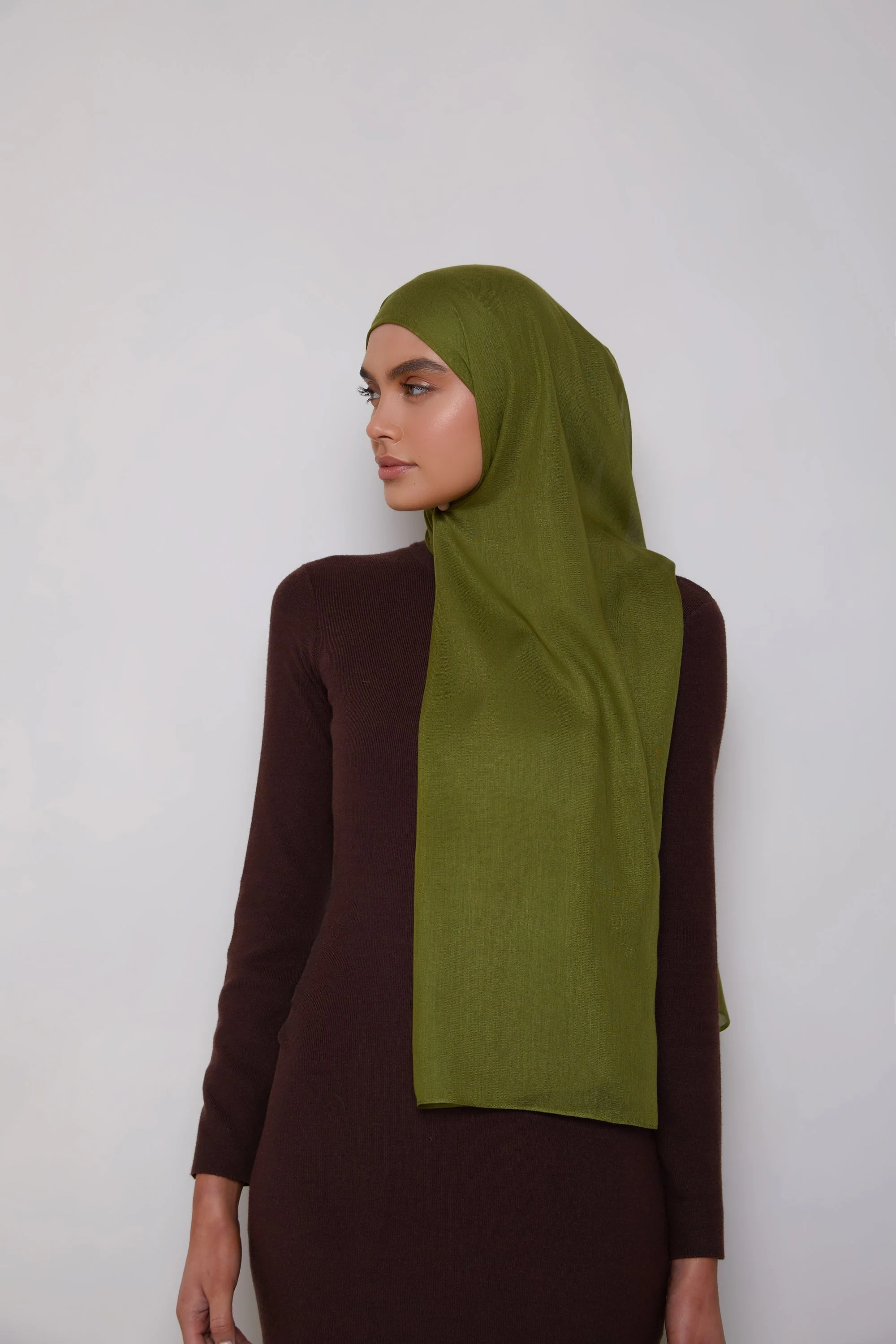 Modal Hijab - Avocado - Image 4