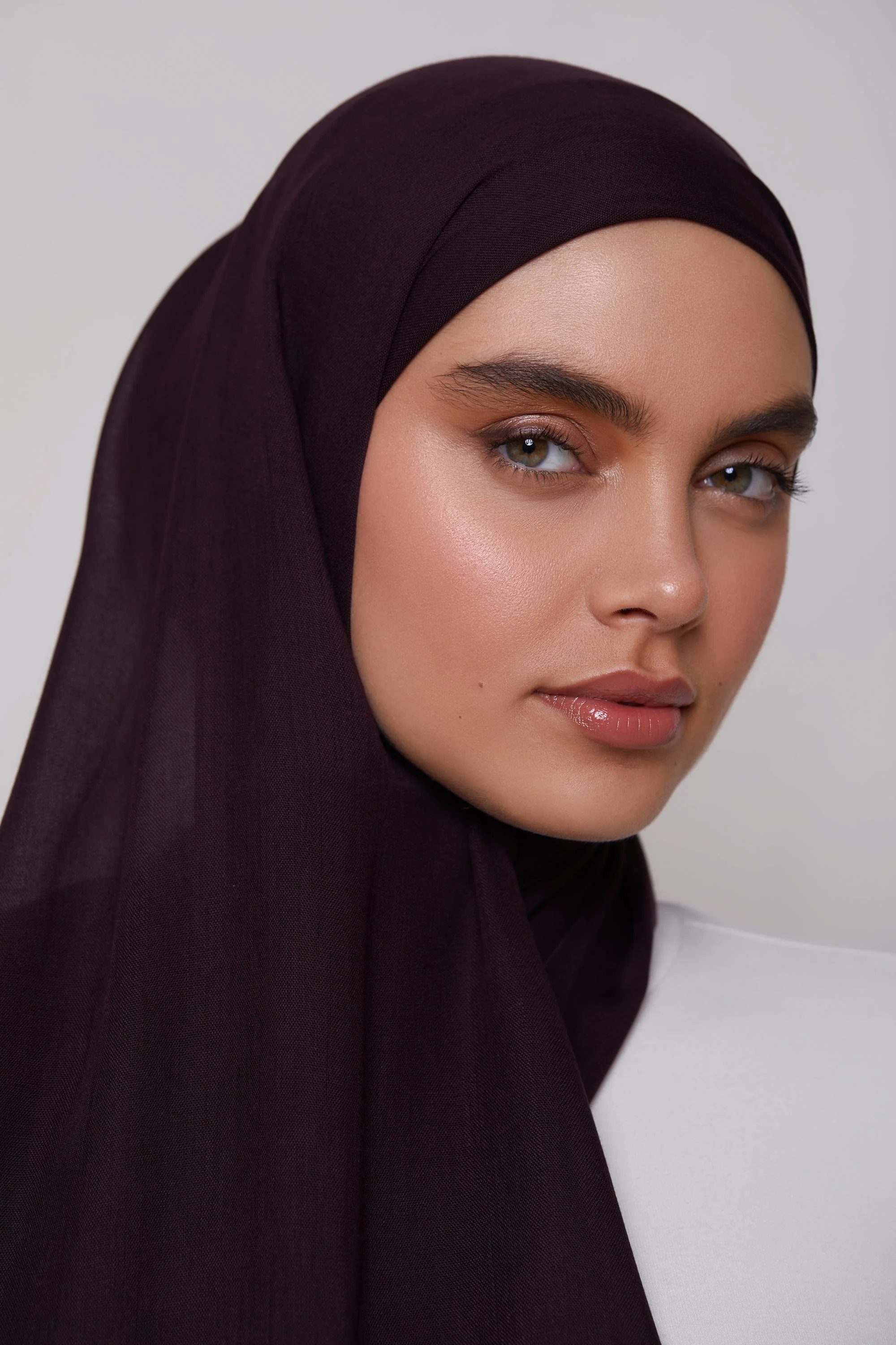 Modal Hijab - Chocolate Plum - Image 5