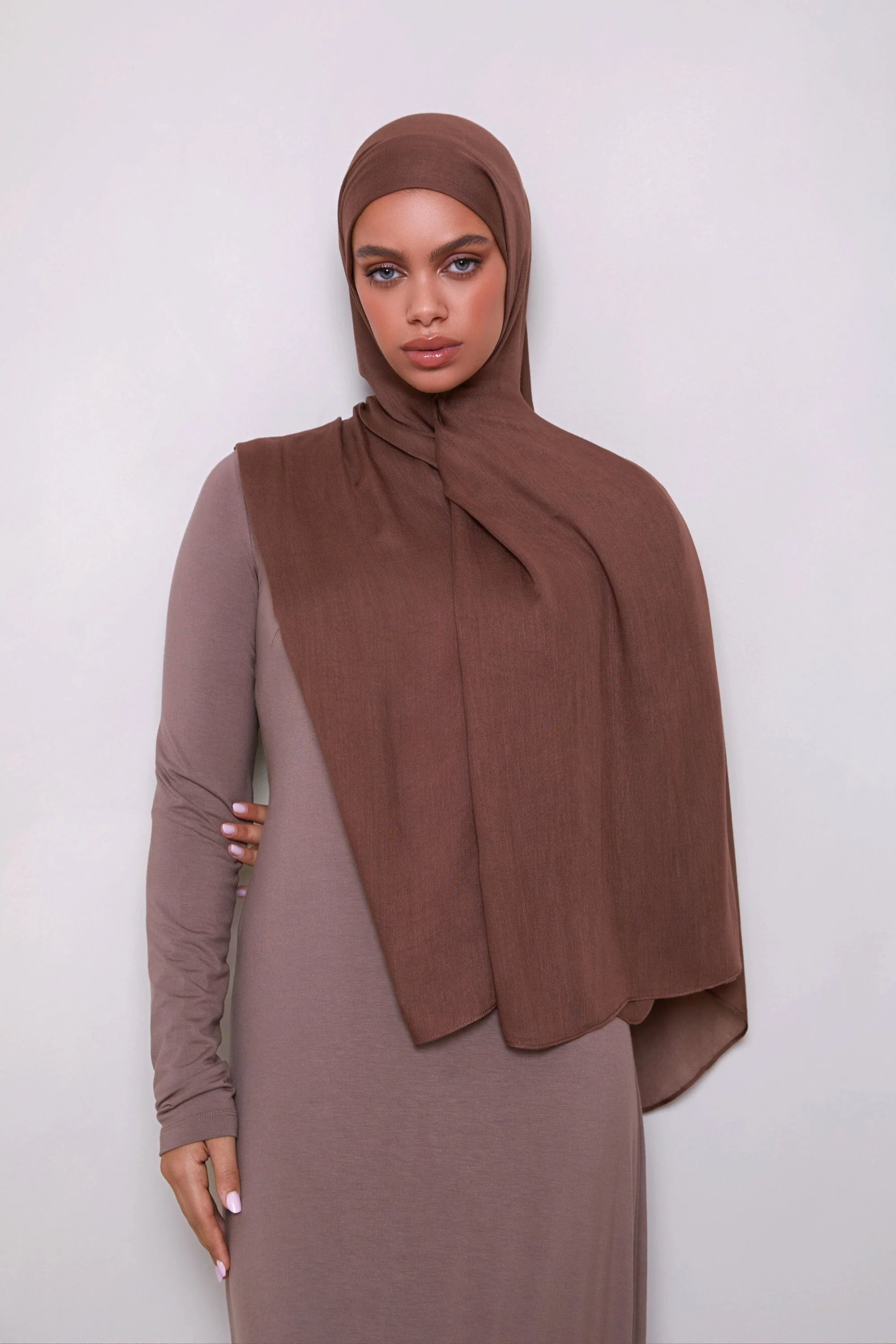 Modal Hijab - Cocoa - Image 3