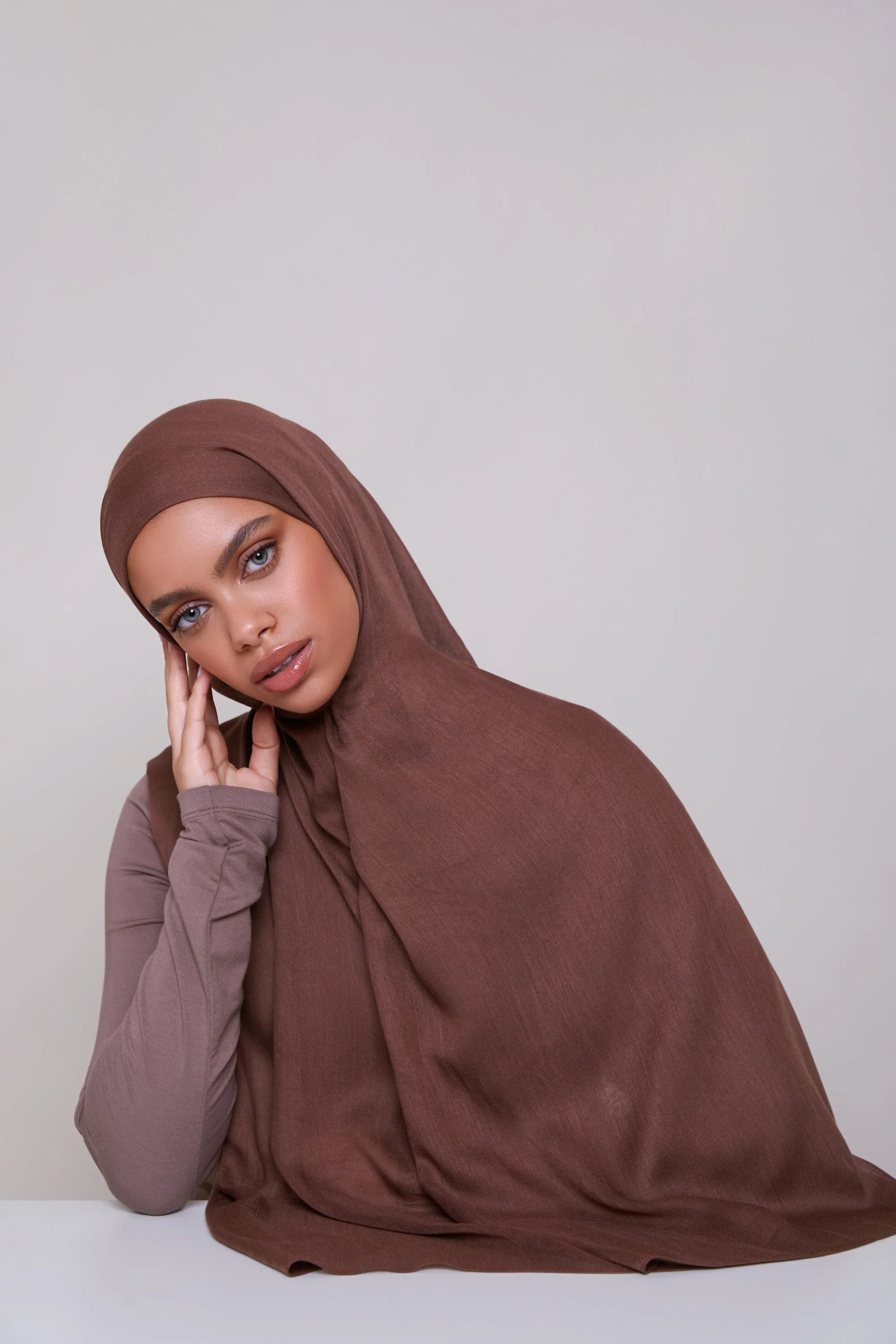 Modal Hijab - Cocoa - Image 6