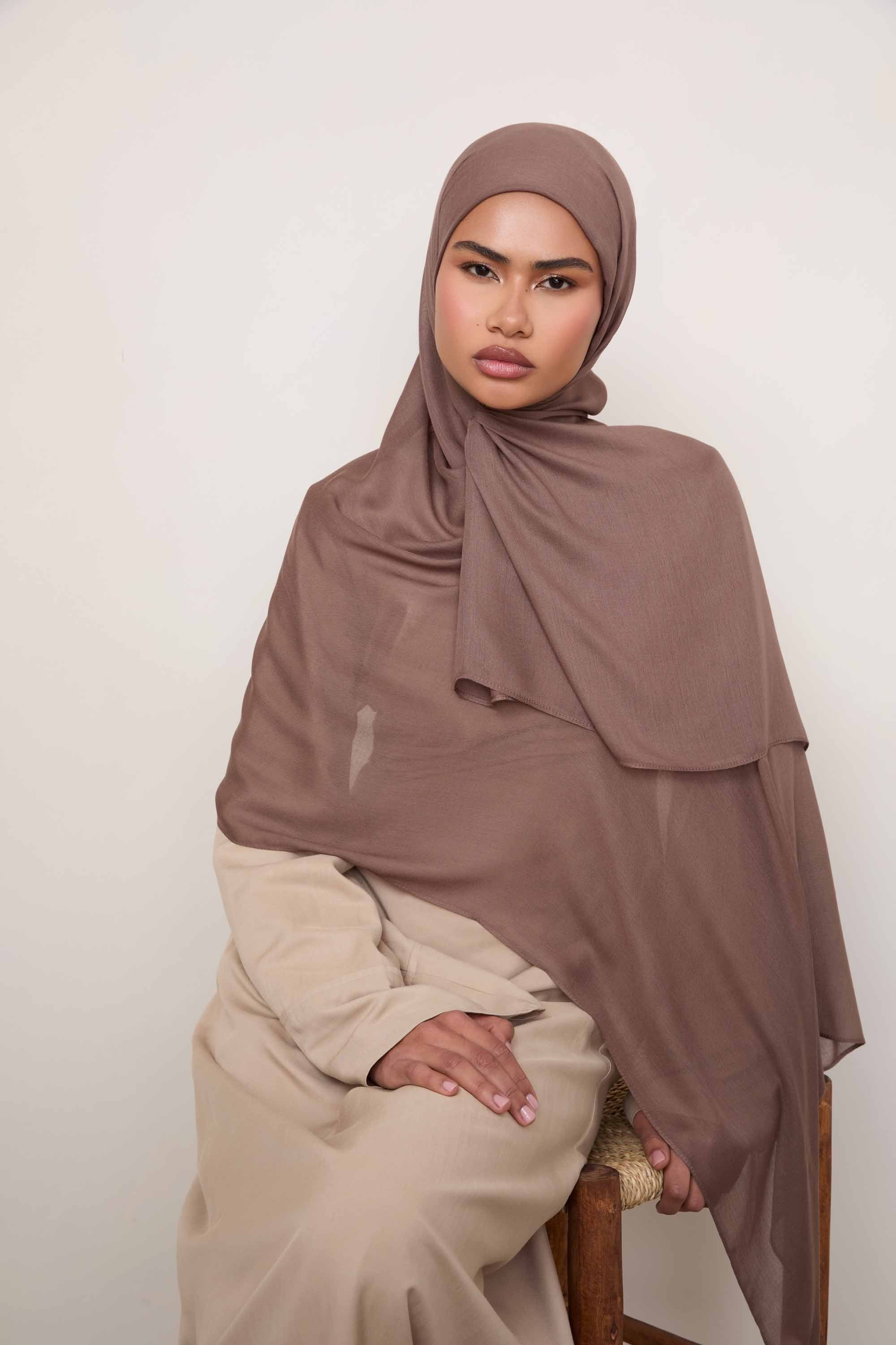 Modal Hijab - Coffee Quartz - Image 3