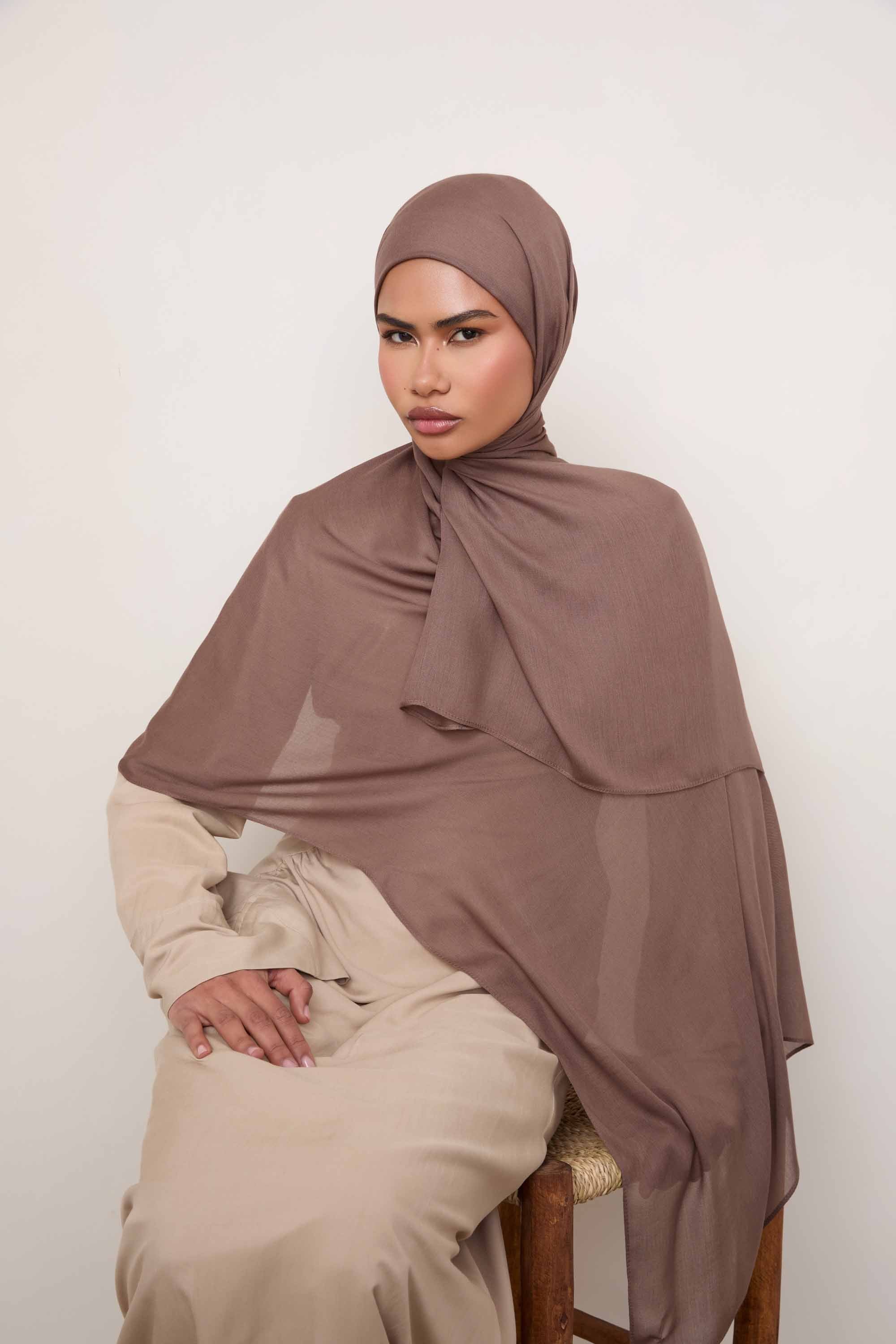 Modal Hijab - Coffee Quartz - Image 4