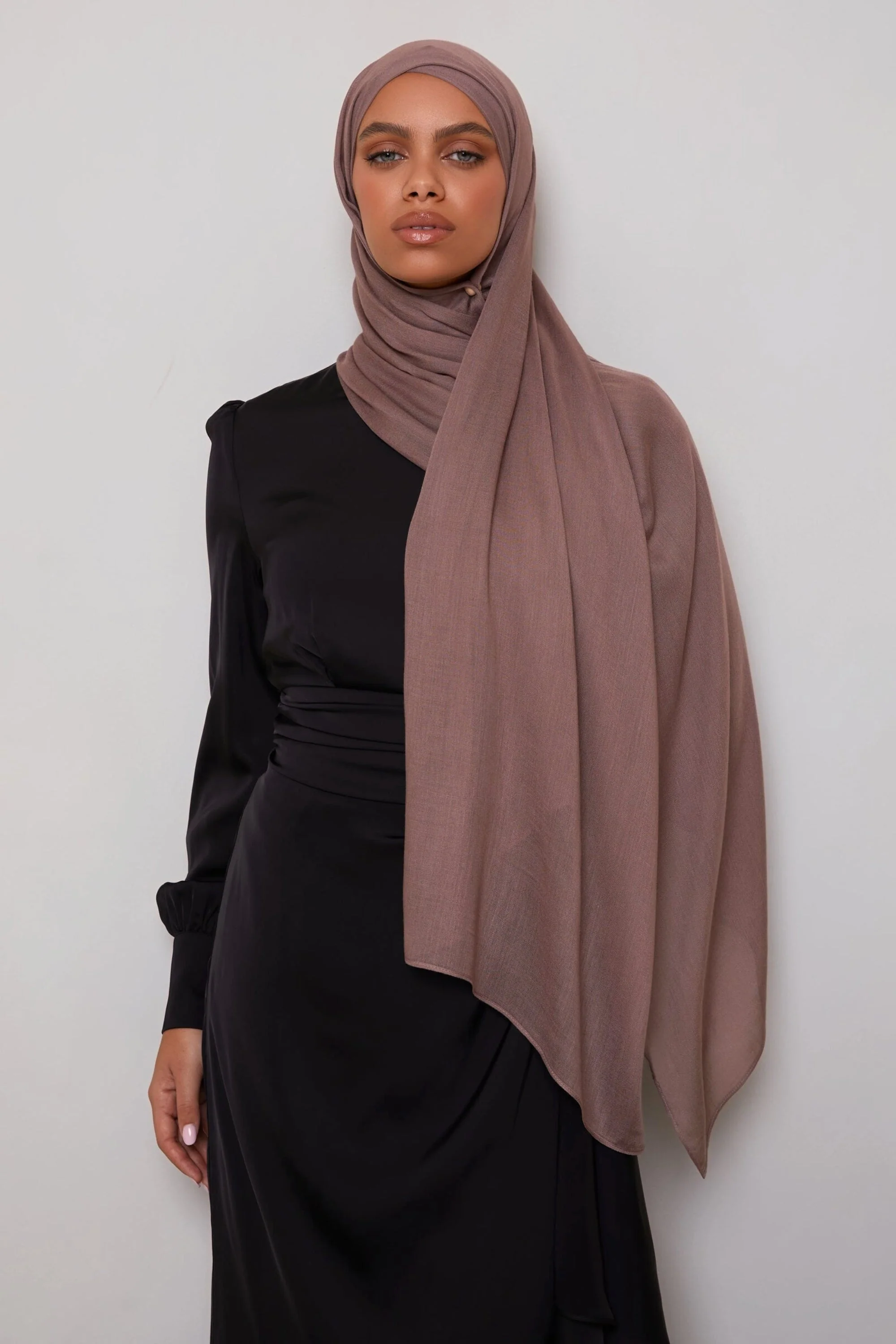 Modal Hijab - Dark Mauve - Image 4