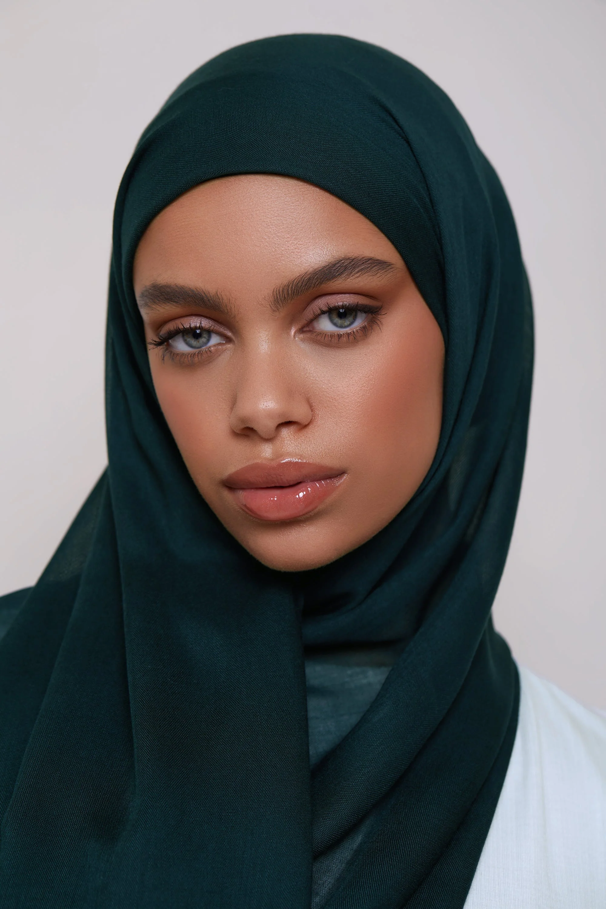 Modal Hijab - Dark Teal - Image 3