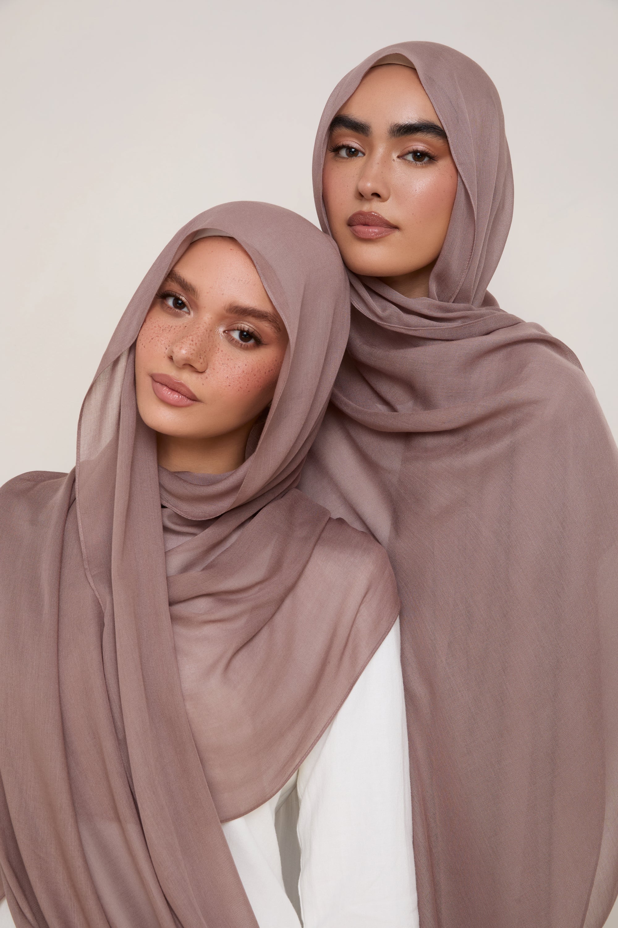 Modal Hijab - Deep Taupe - Image 3