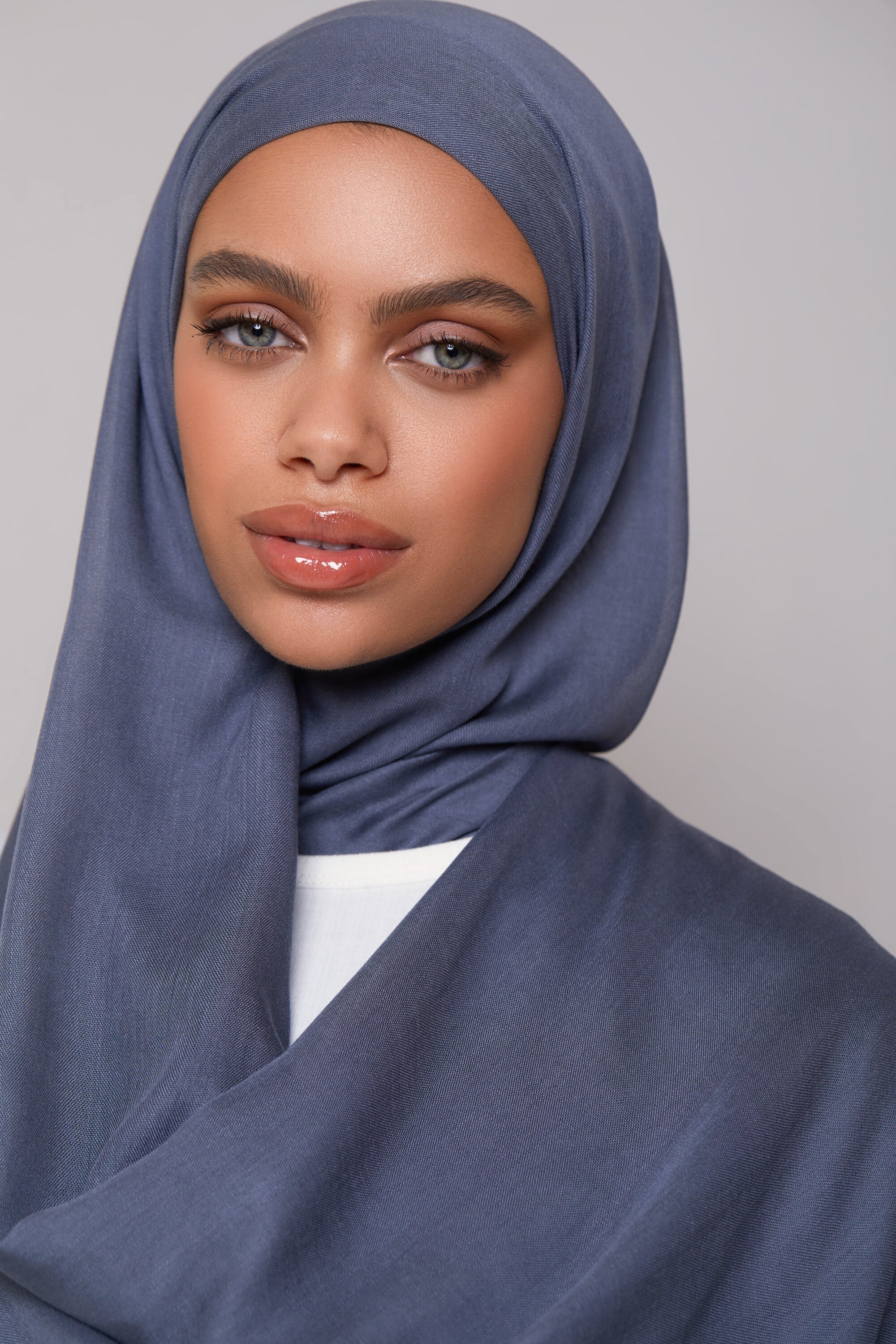 Modal Hijab - Denim - Image 3
