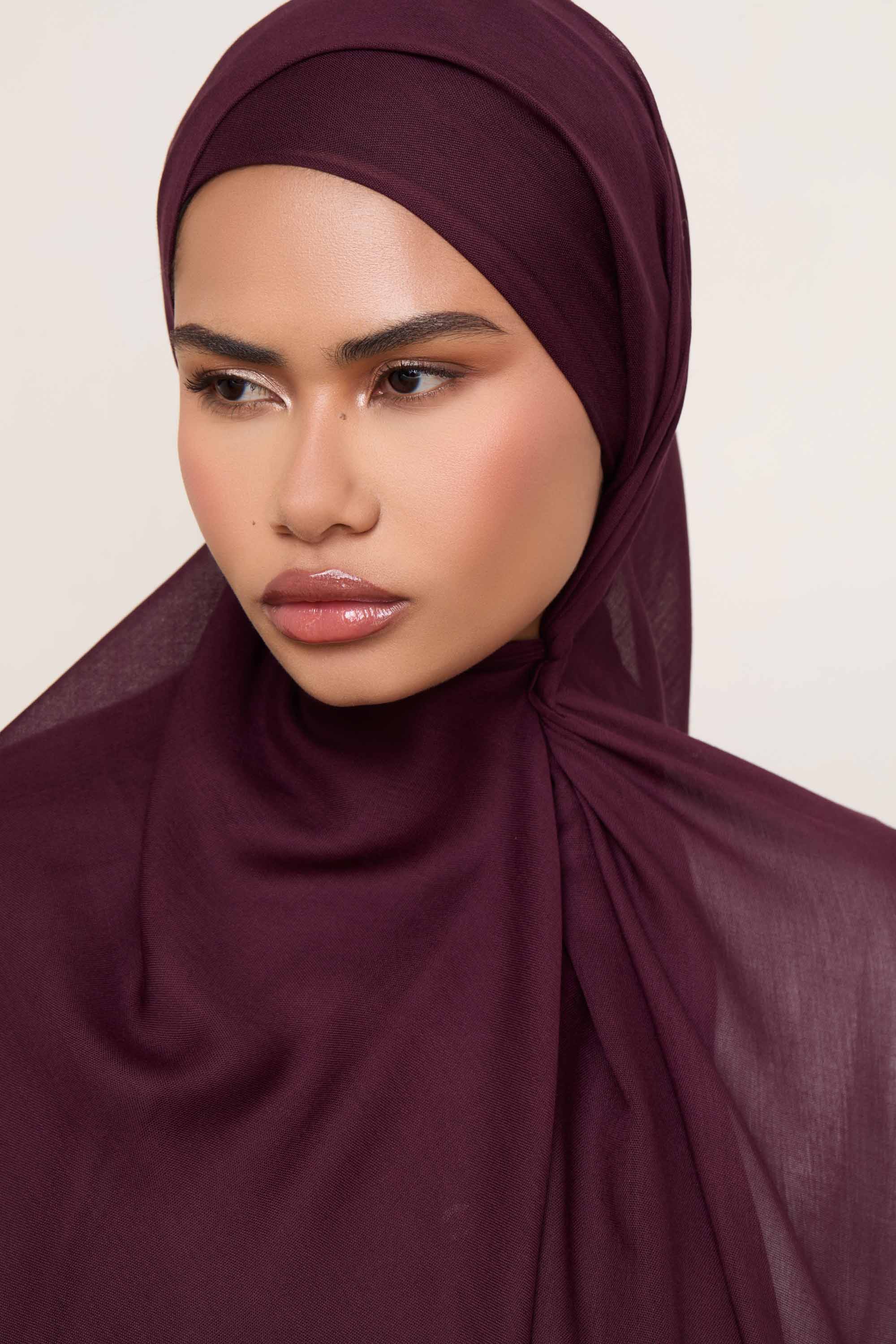 Modal Hijab - Grape - Image 2