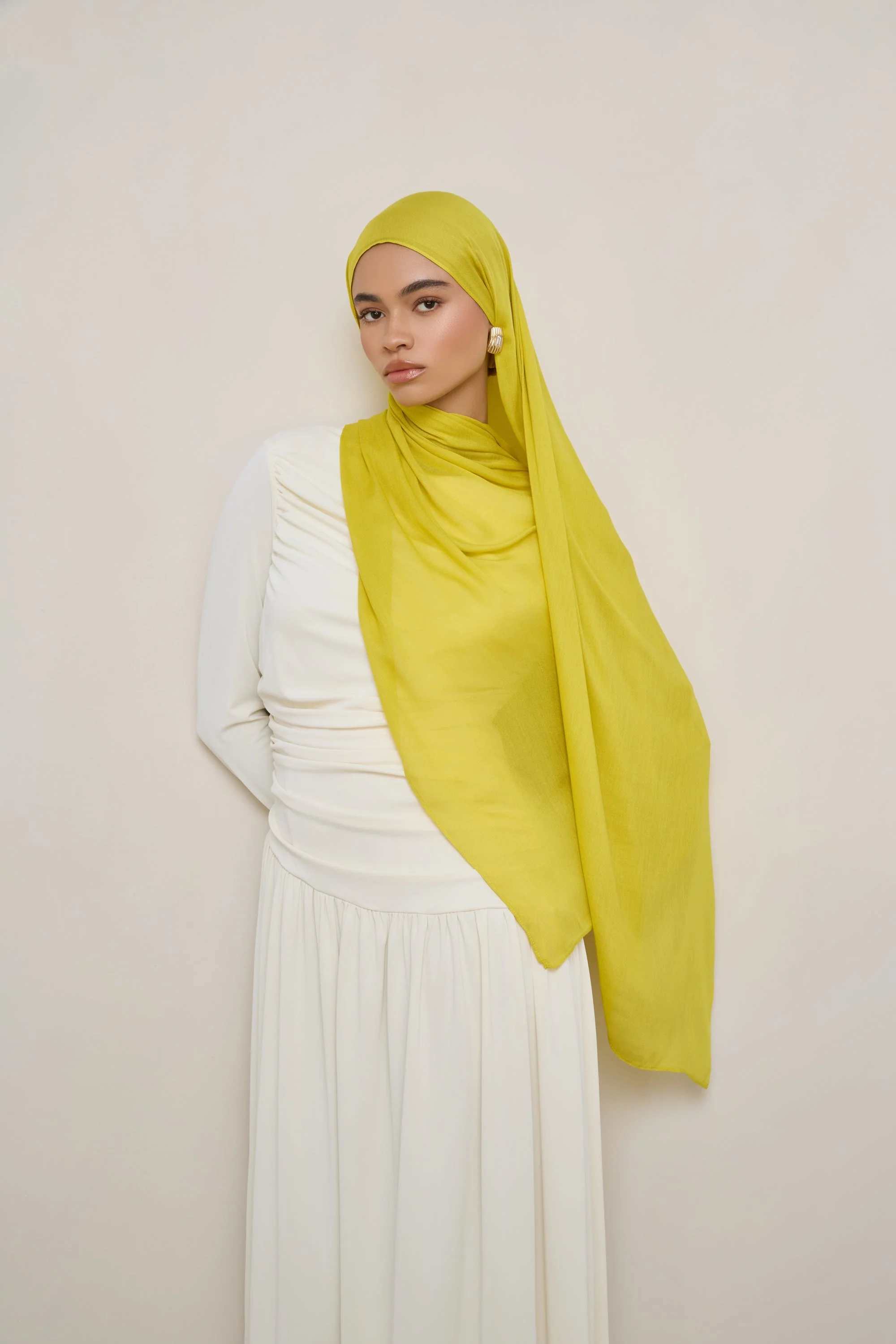 Modal Hijab - Mango Mint - Image 2
