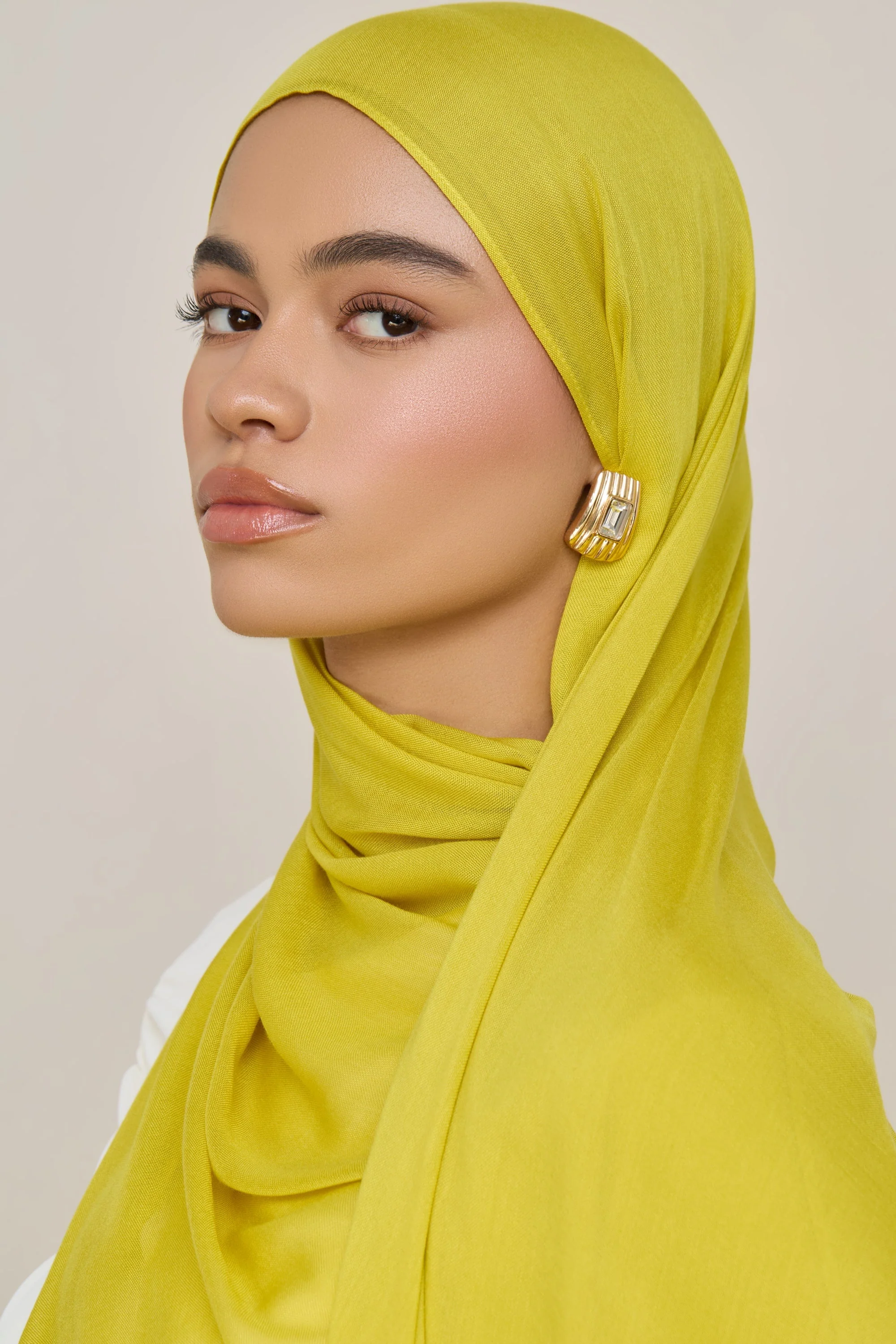 Modal Hijab - Mango Mint - Image 4