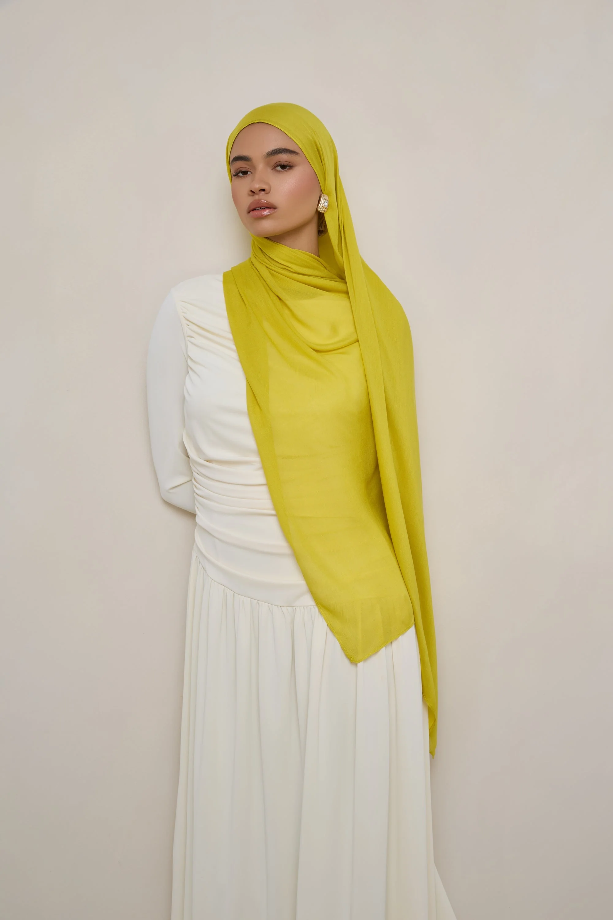 Modal Hijab - Mango Mint - Image 5