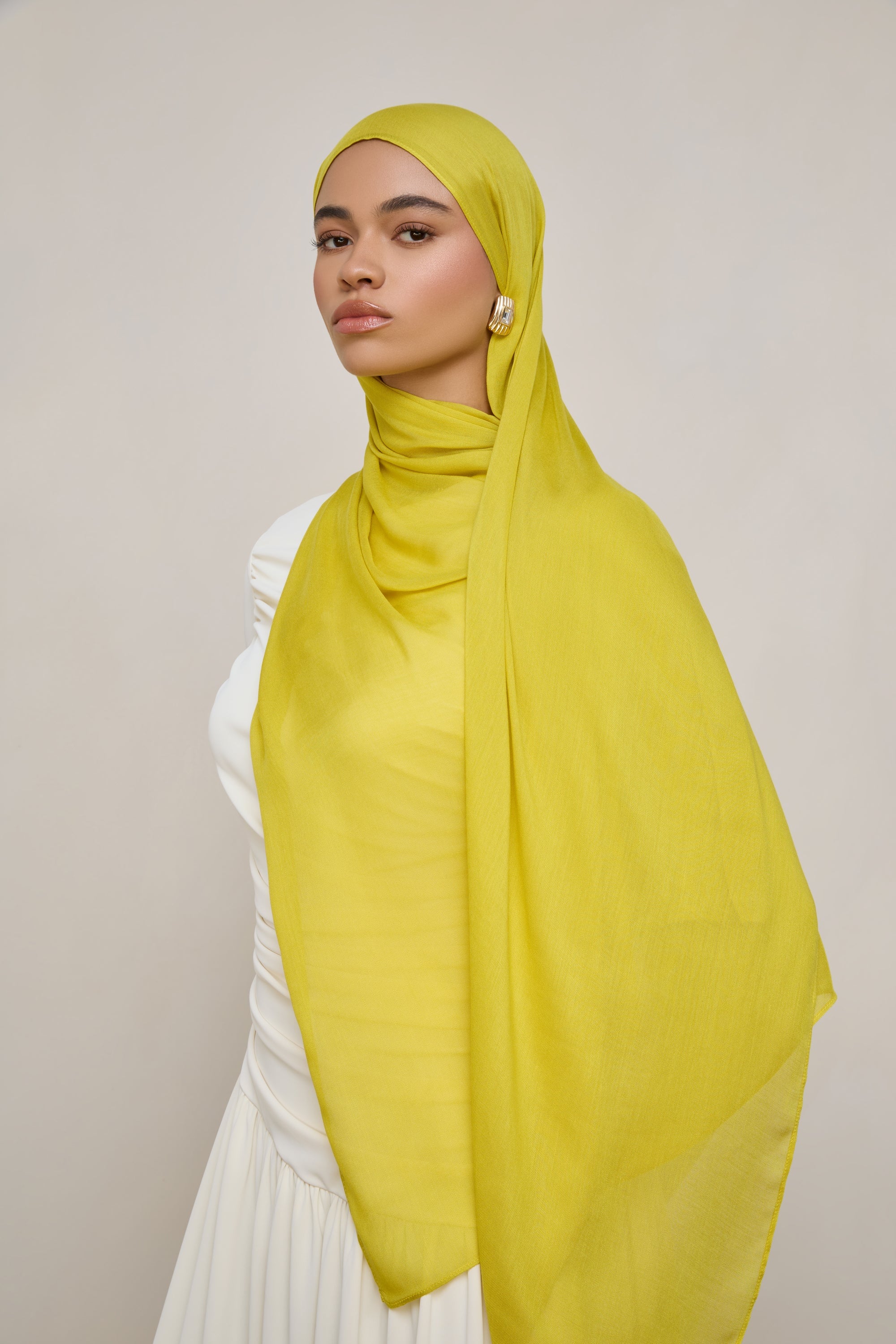 Modal Hijab - Mango Mint - Image 6