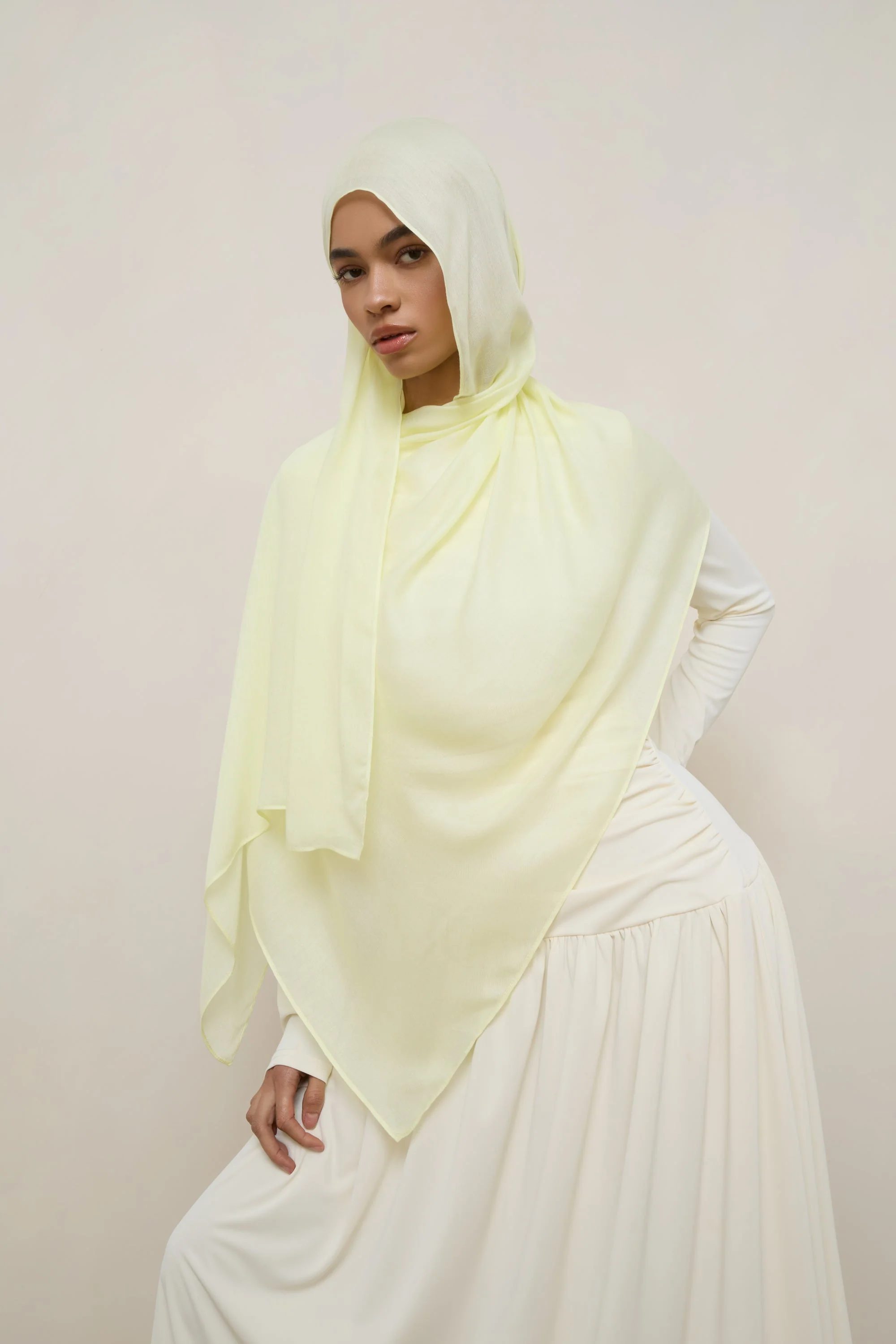 Modal Hijab - Mellow Yellow - Image 5