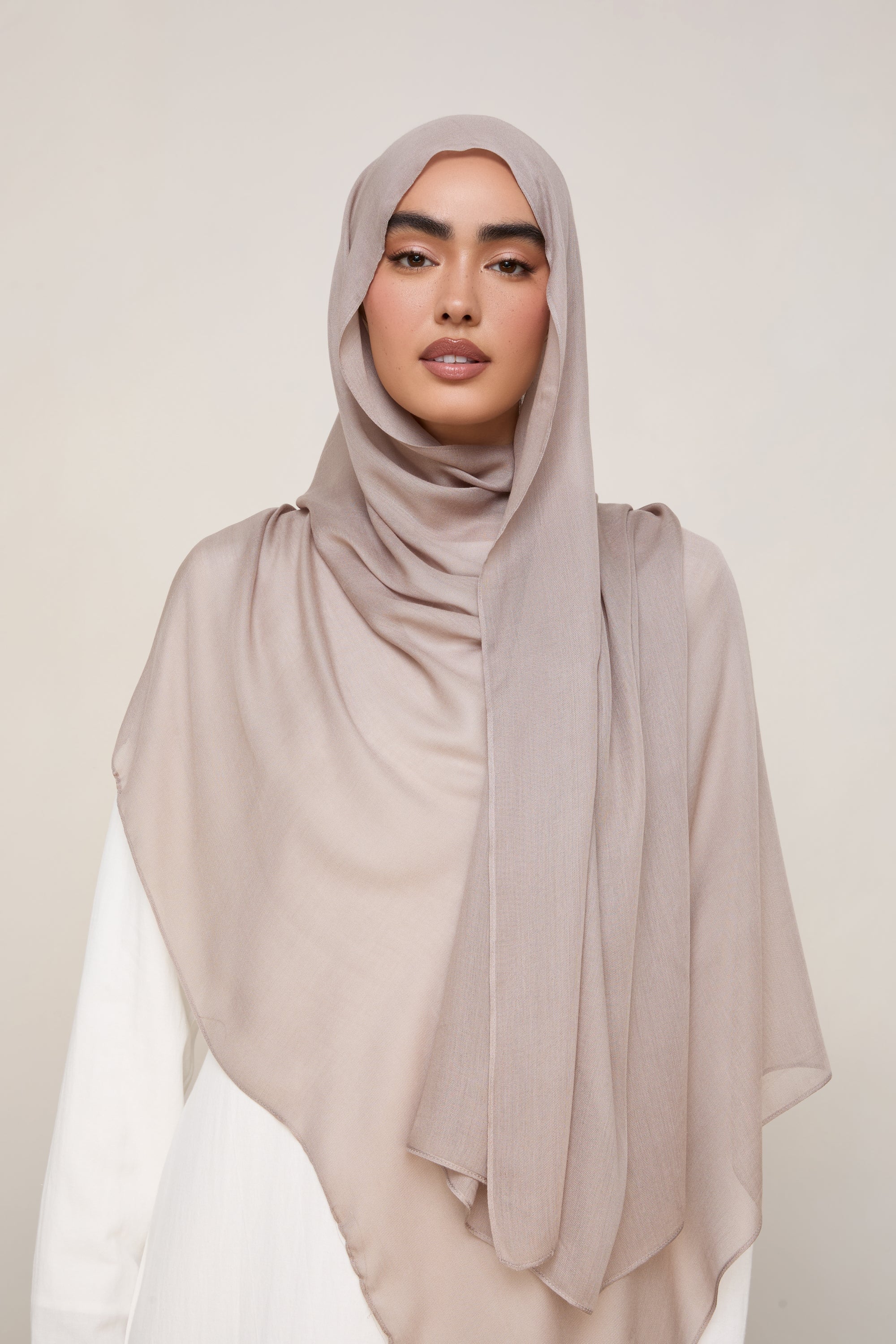 Modal Hijab - Pebble - Image 3