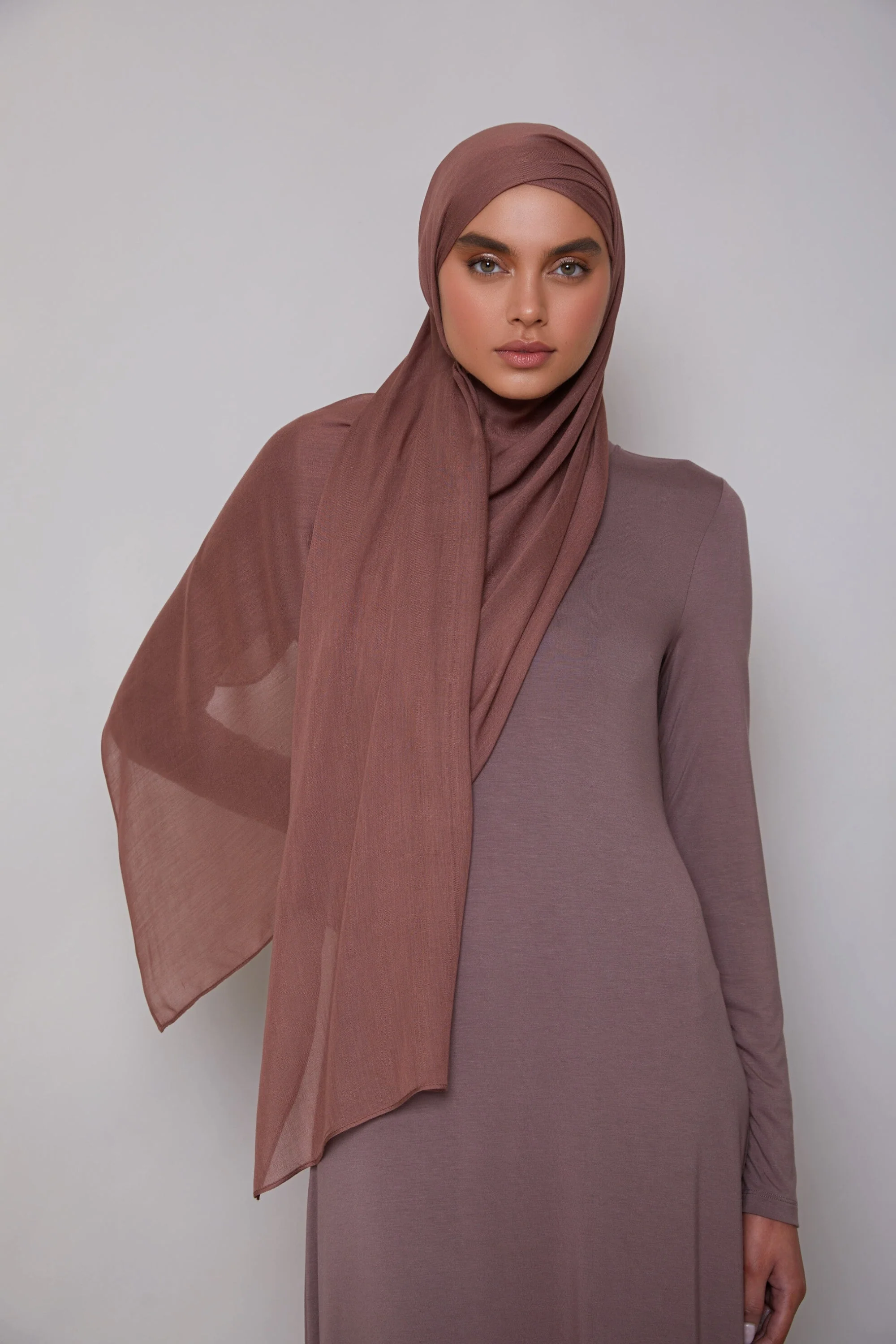 Modal Hijab - Pecan - Image 5