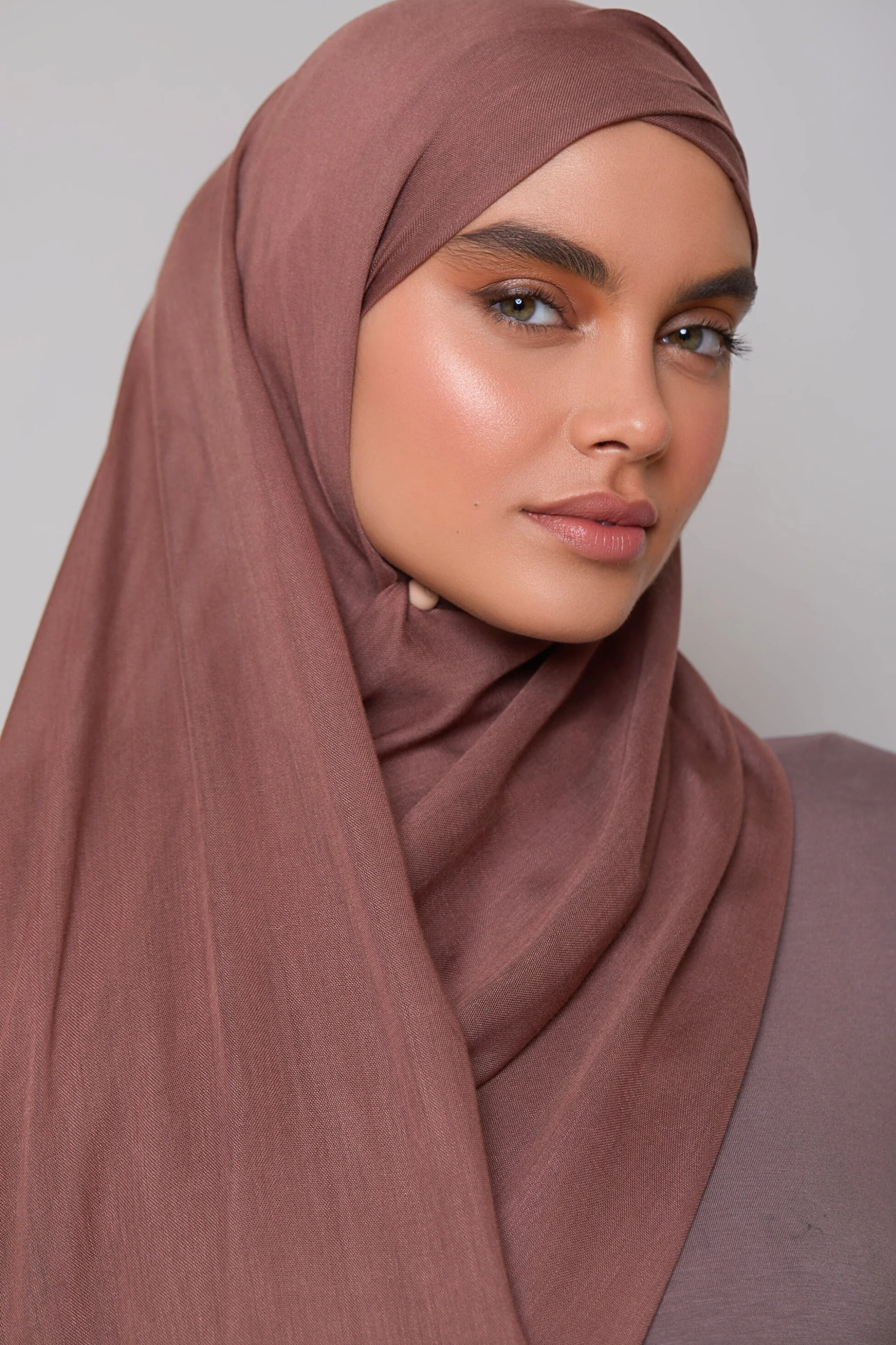 Modal Hijab - Pecan - Image 7