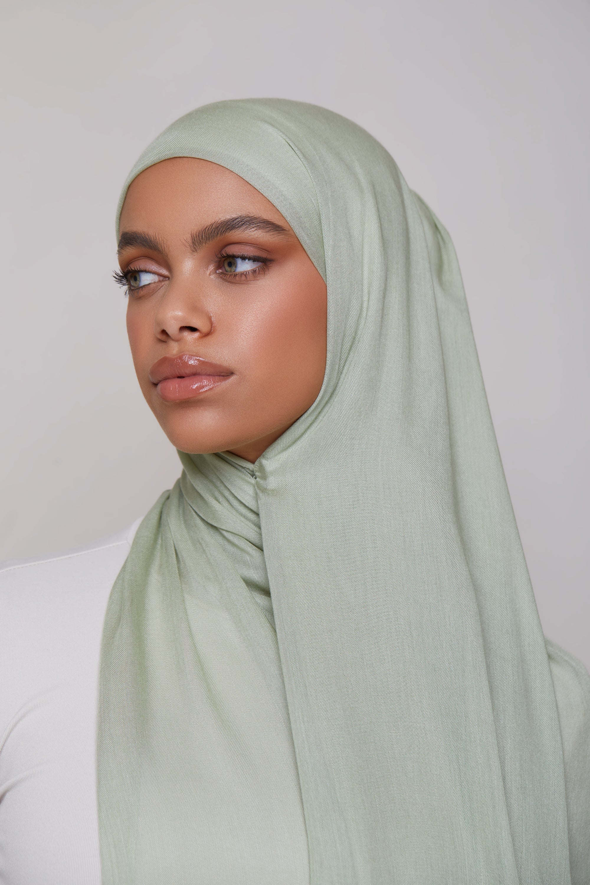 Modal Hijab - Pistachio - Image 4