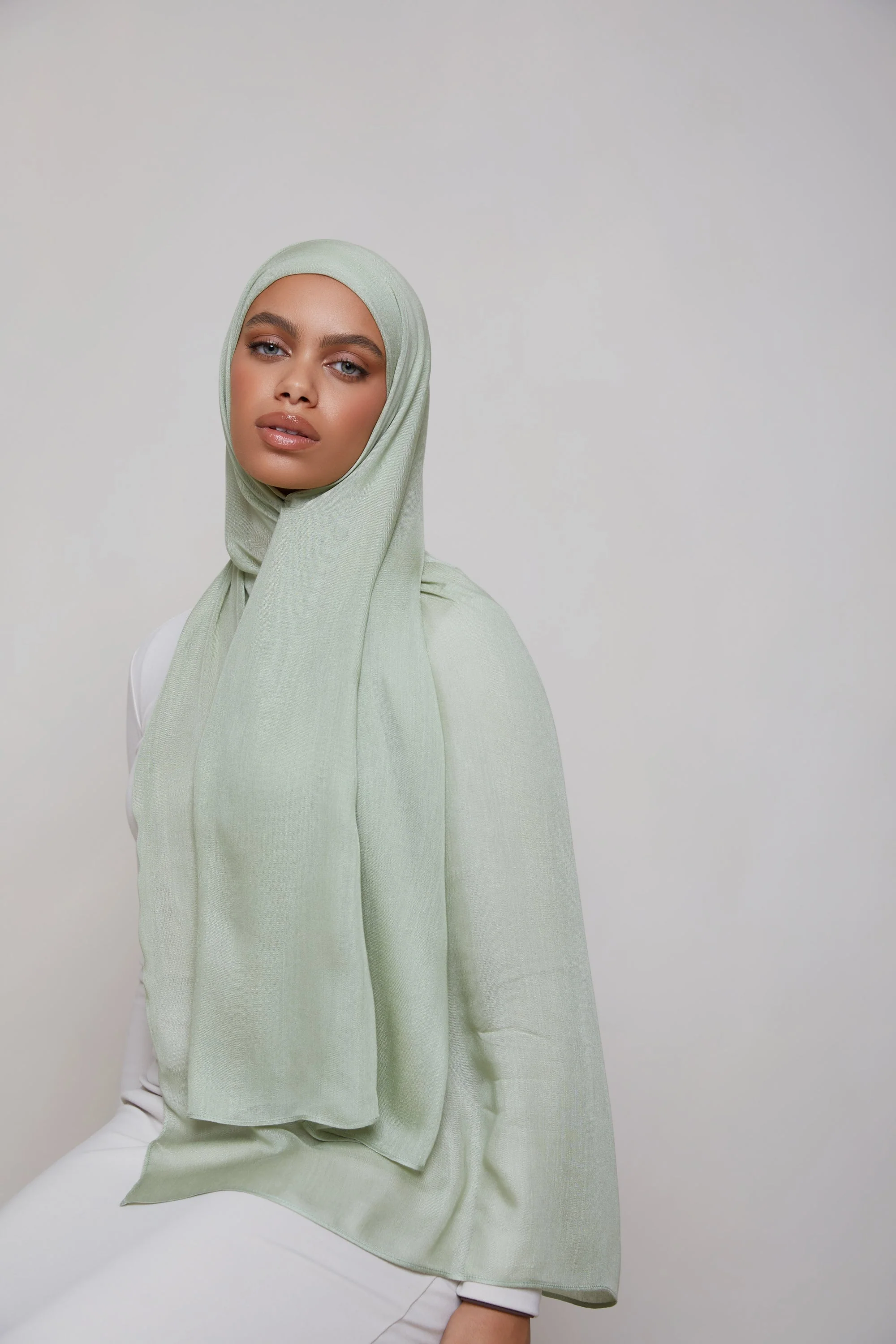 Modal Hijab - Pistachio - Image 5