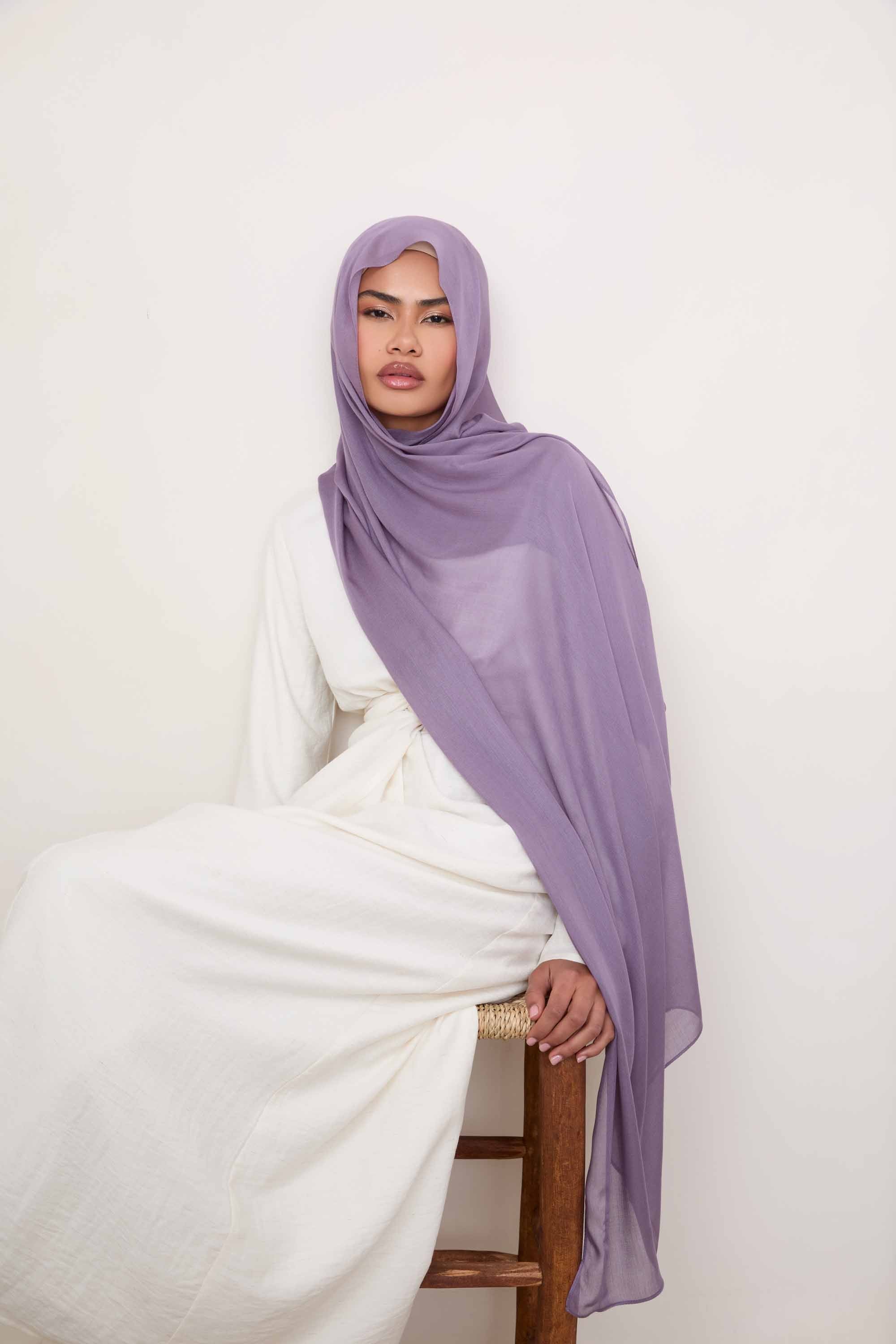 Modal Hijab - Purple Sage - Image 3