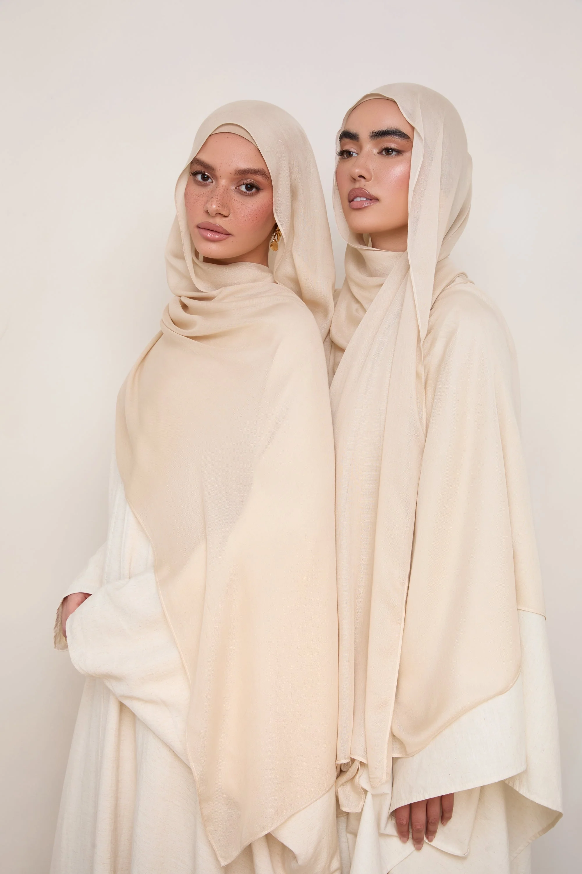 Modal Hijab - Stone - Image 3