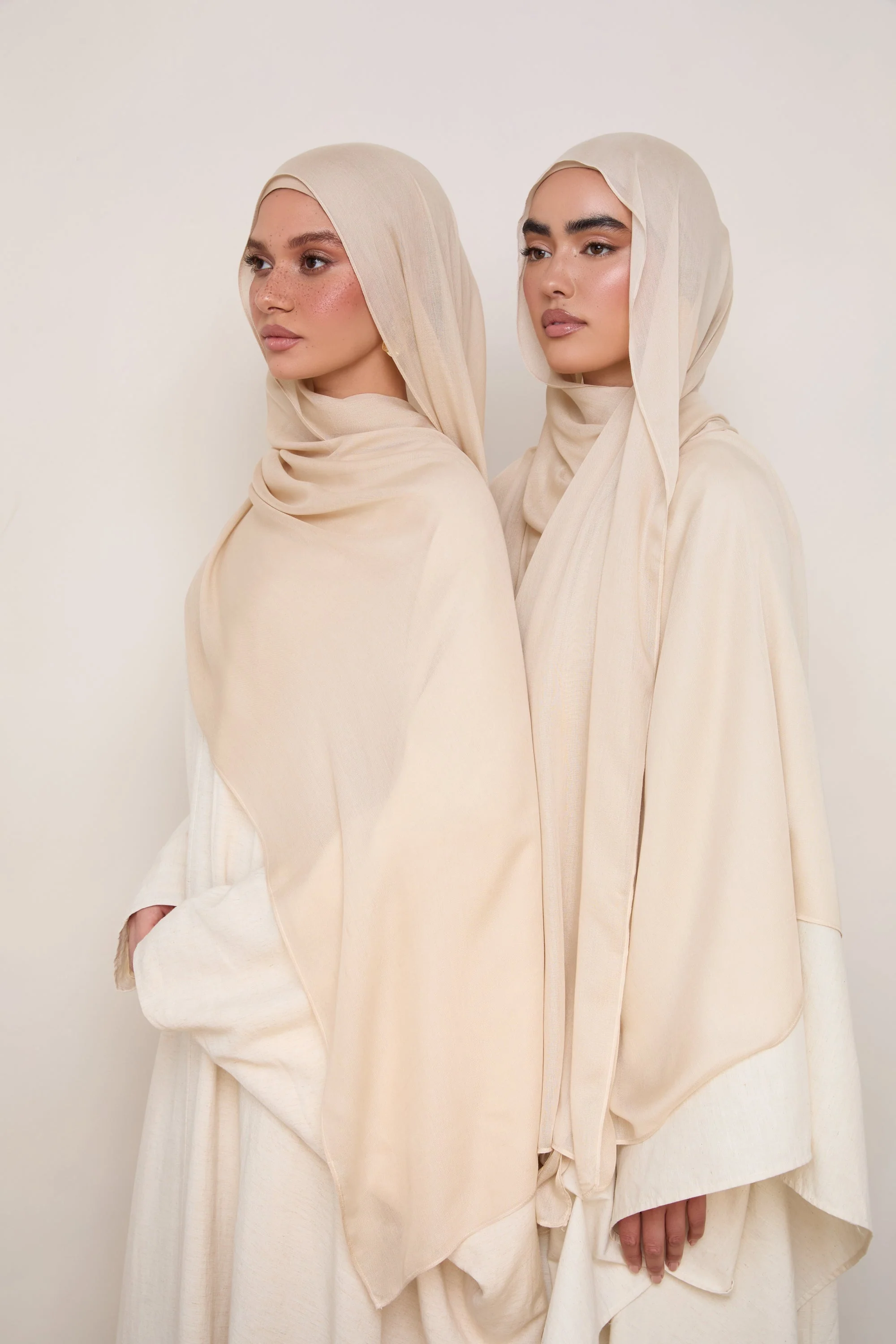 Modal Hijab - Stone - Image 4