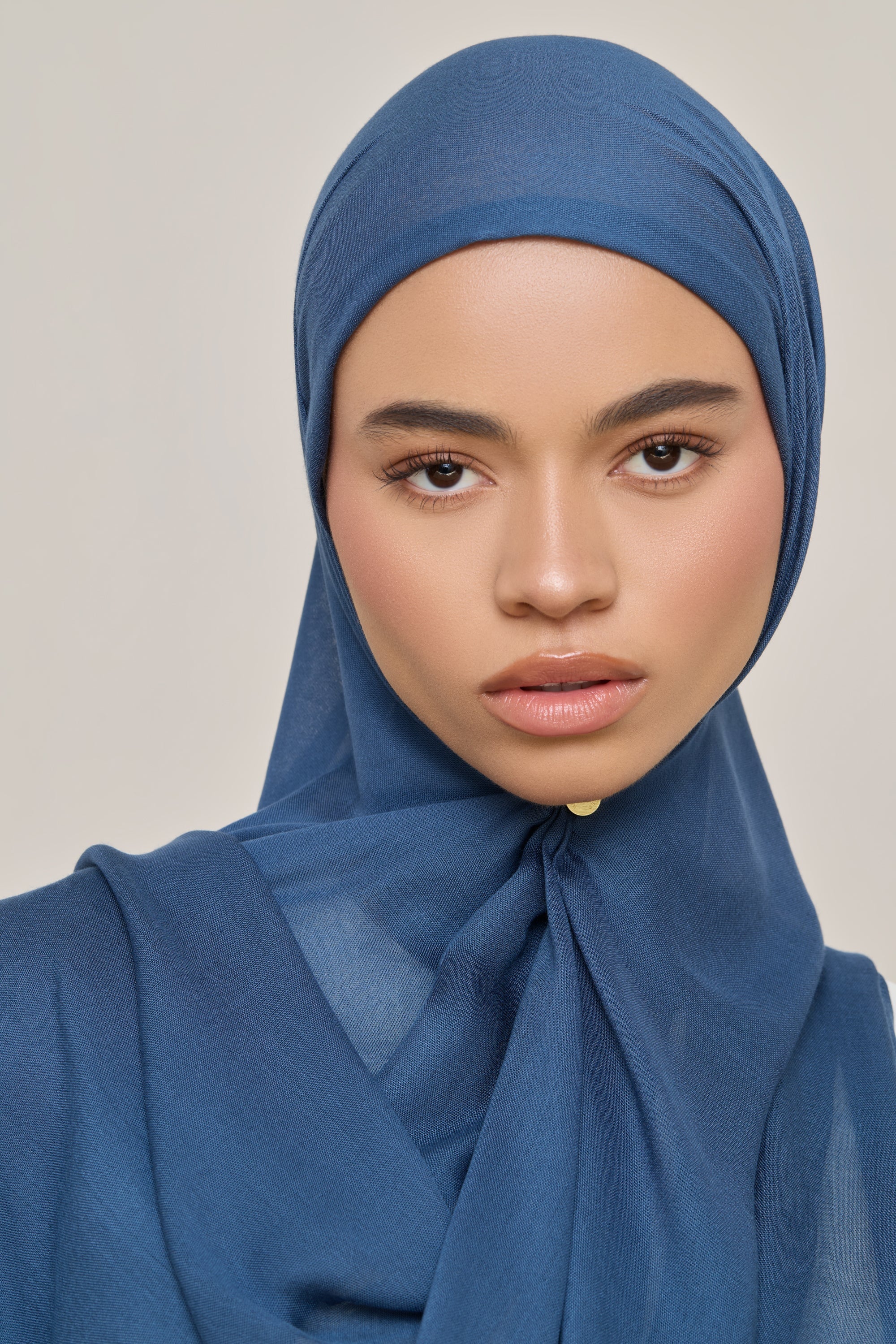 Modal Hijab - Vintage Indigo - Image 4
