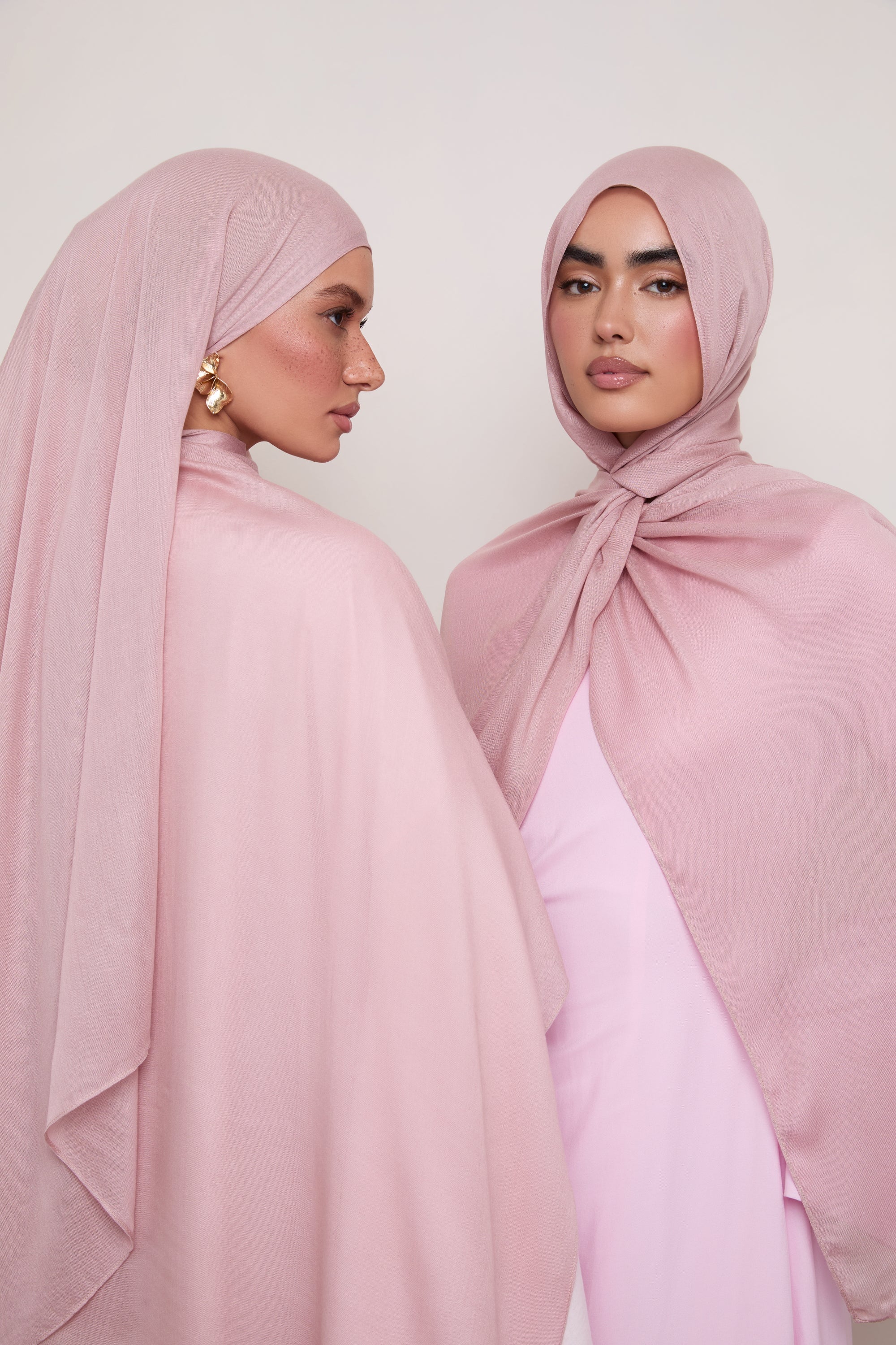 Modal Hijab - Woodrose