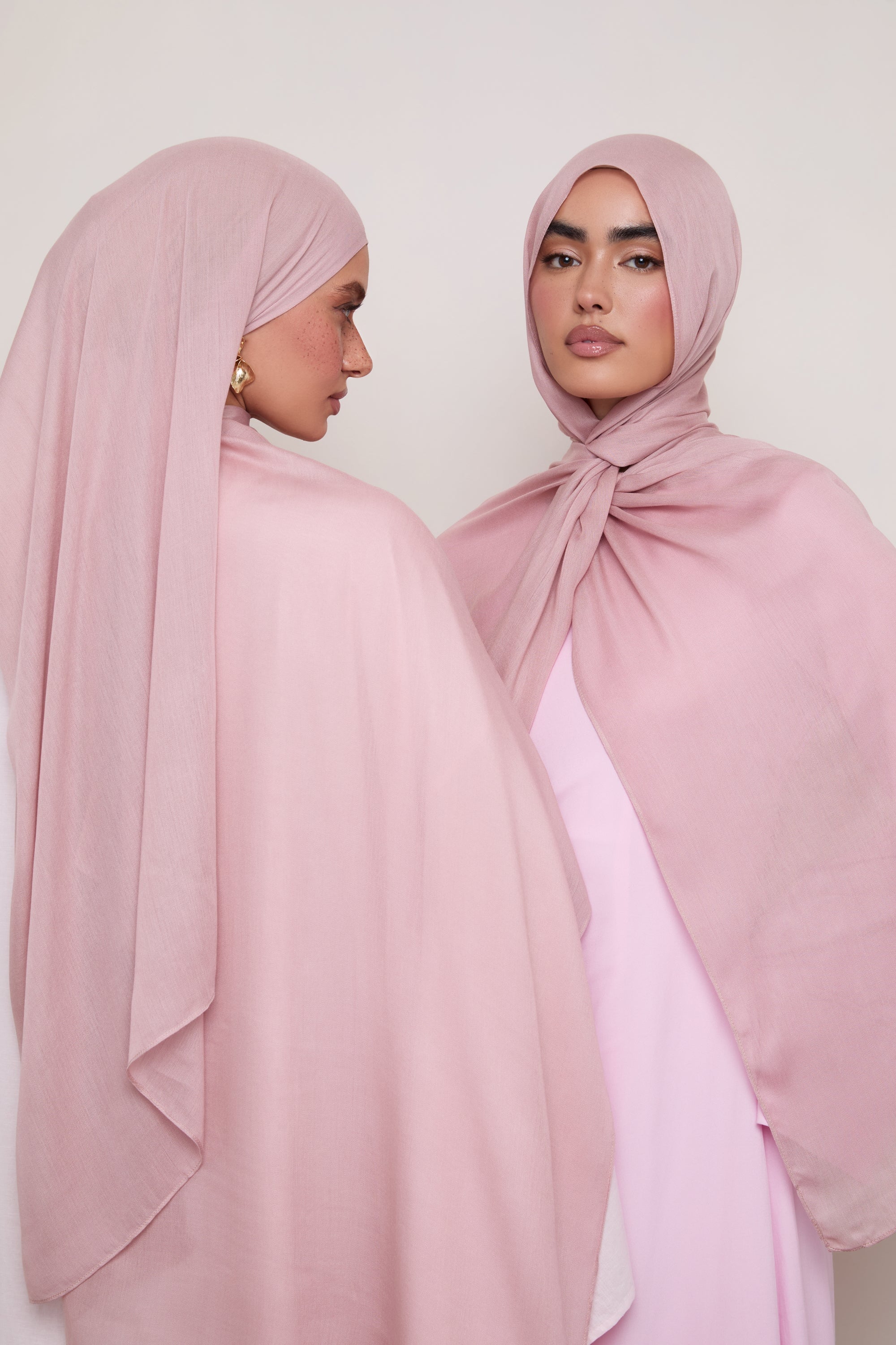 Modal Hijab - Woodrose - Image 4