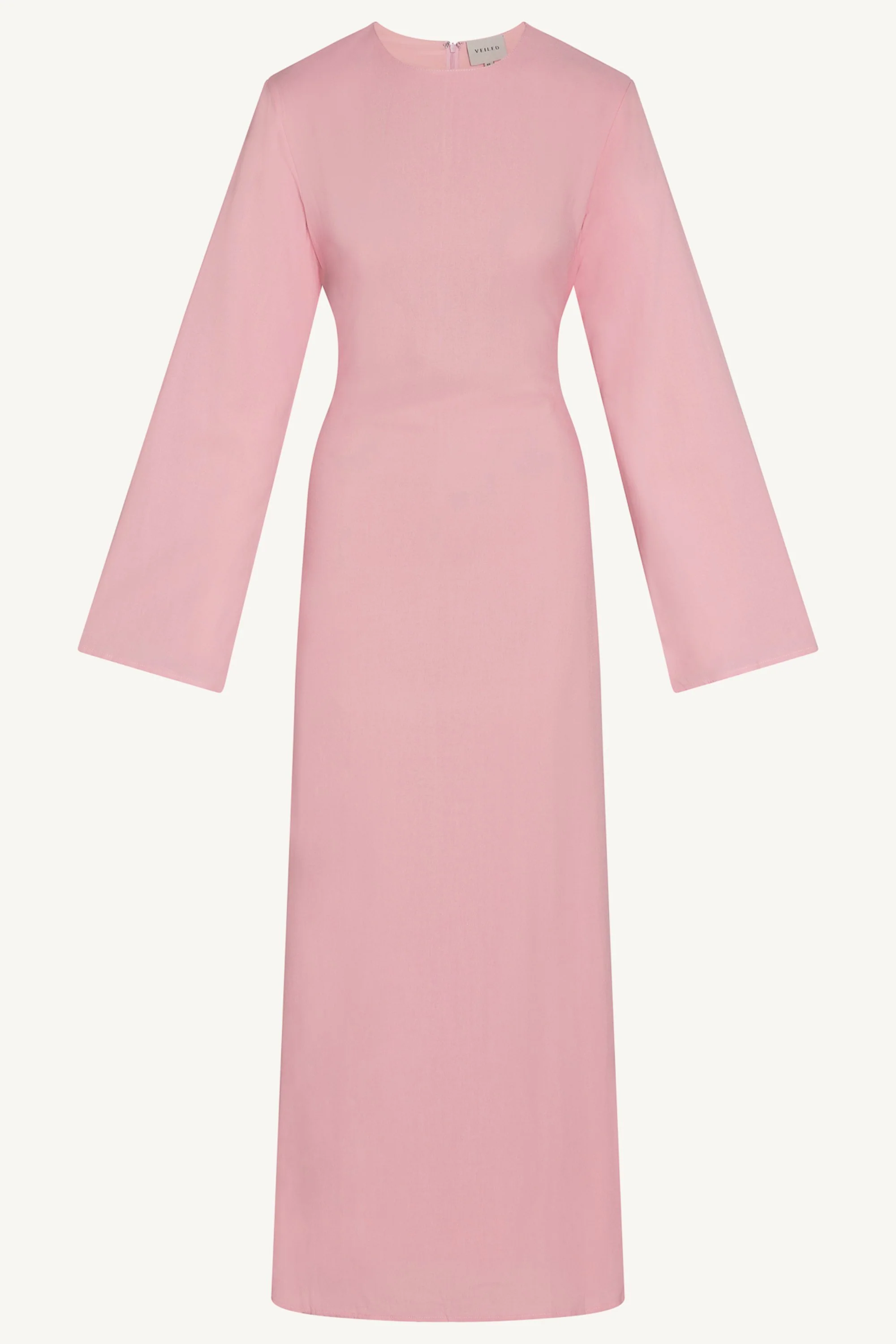Nyla Linen Tie Maxi Dress - Pink - Image 6