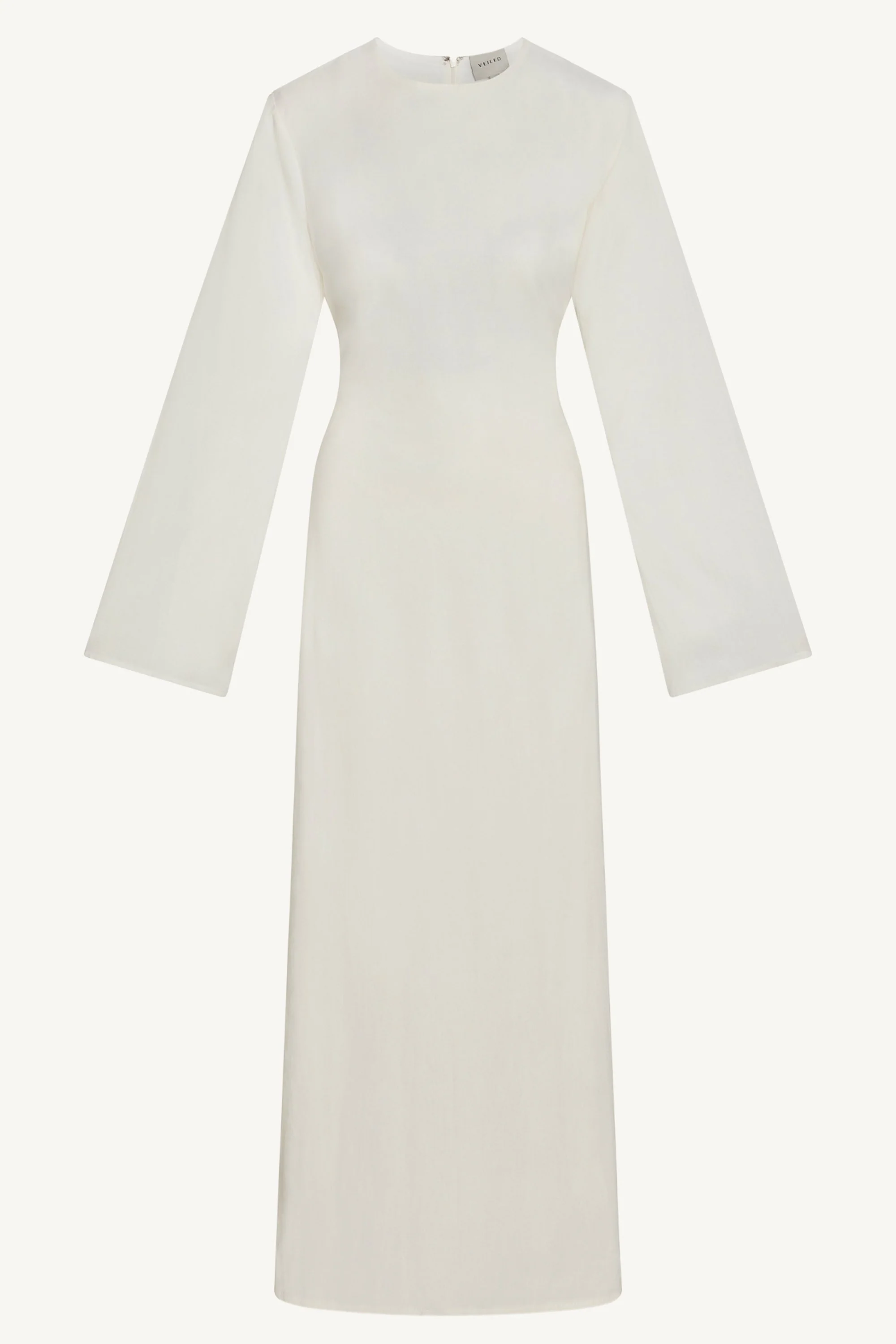 Nyla Linen Tie Maxi Dress - White - Image 9