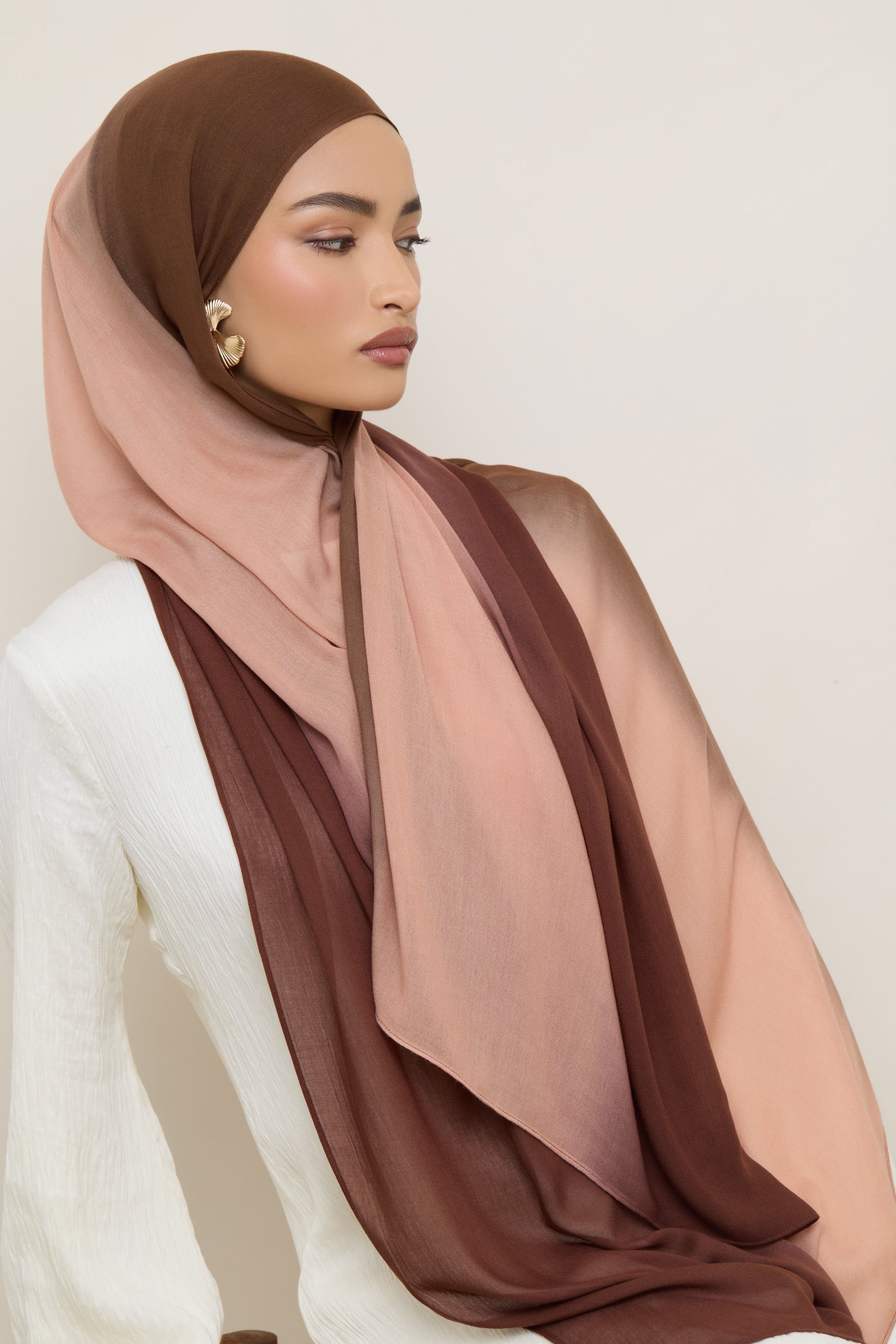Ombre Modal Hijab - Andorra - Image 8