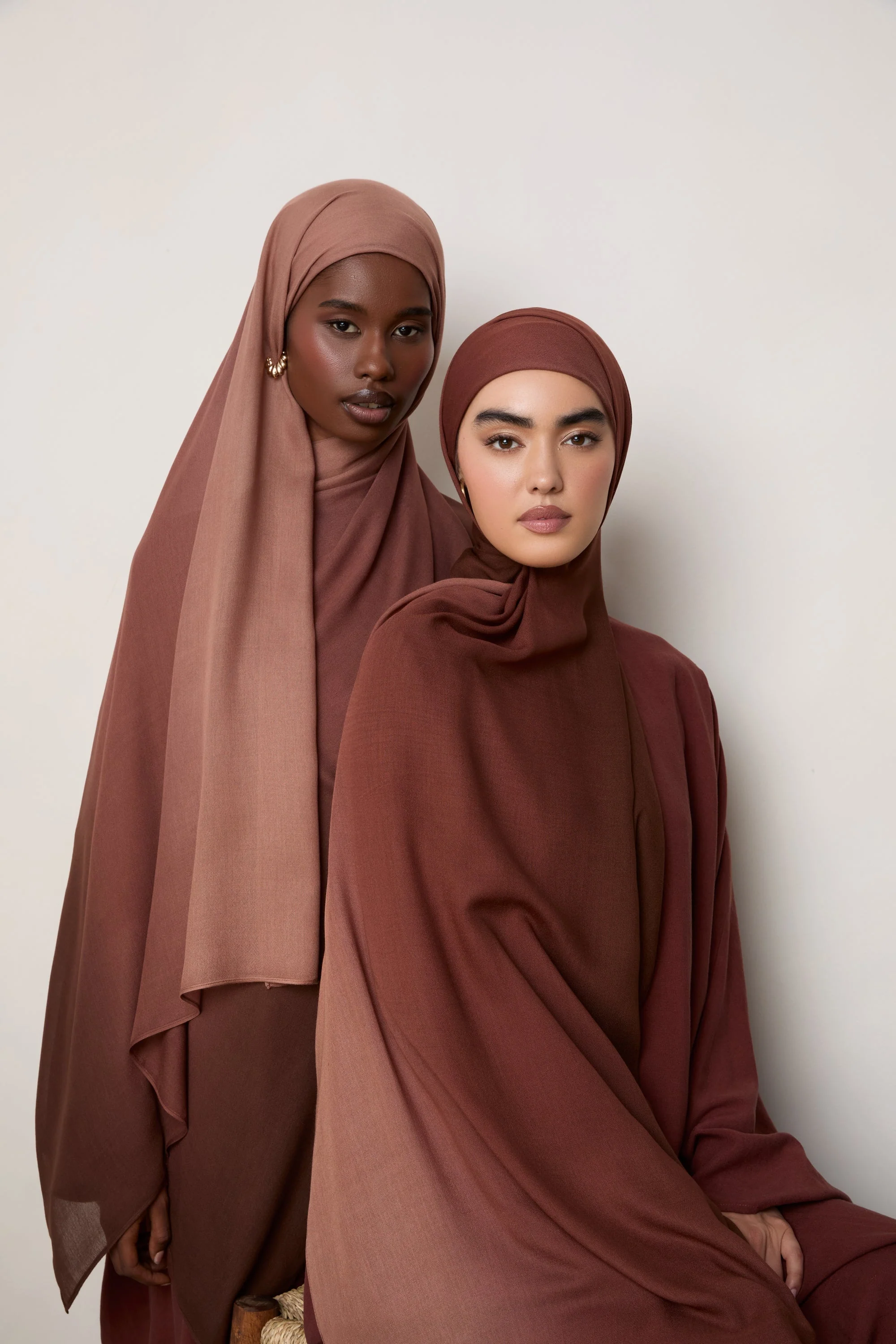 Ombre Modal Hijab - Baltic Amber - Image 2