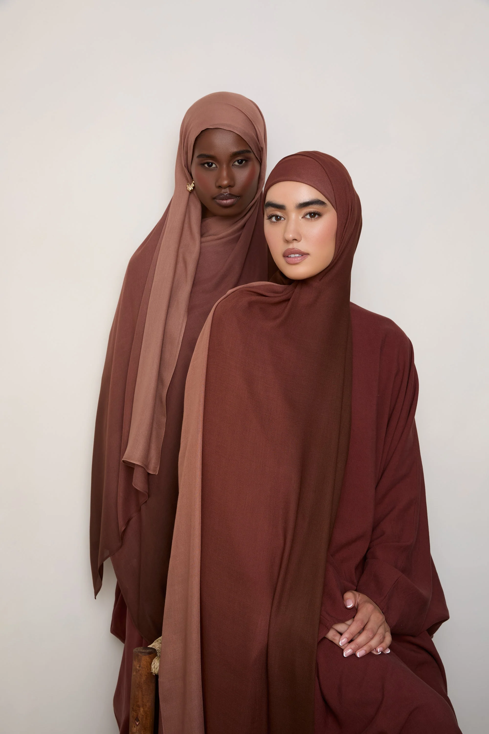 Ombre Modal Hijab - Baltic Amber - Image 3