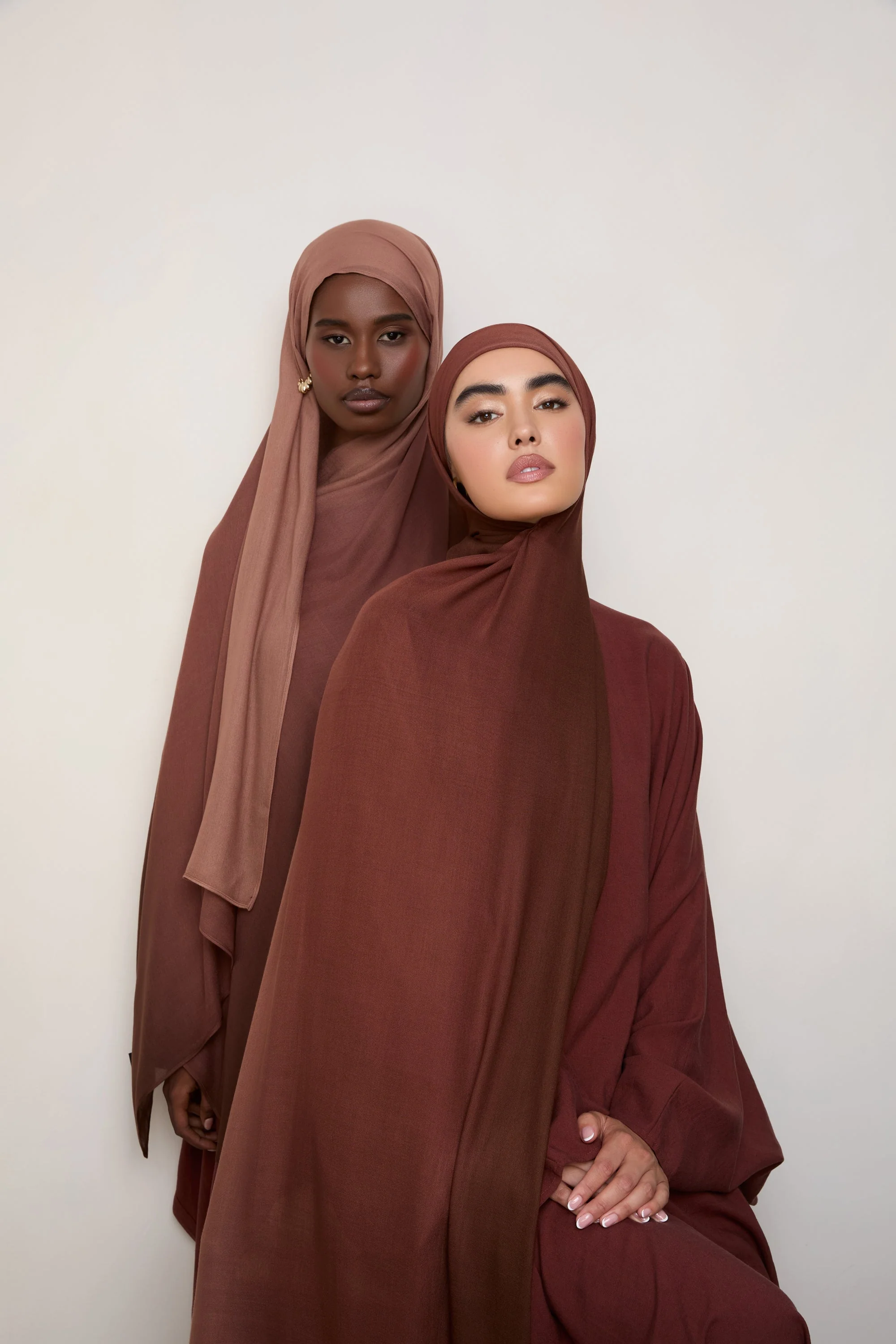 Ombre Modal Hijab - Baltic Amber - Image 4
