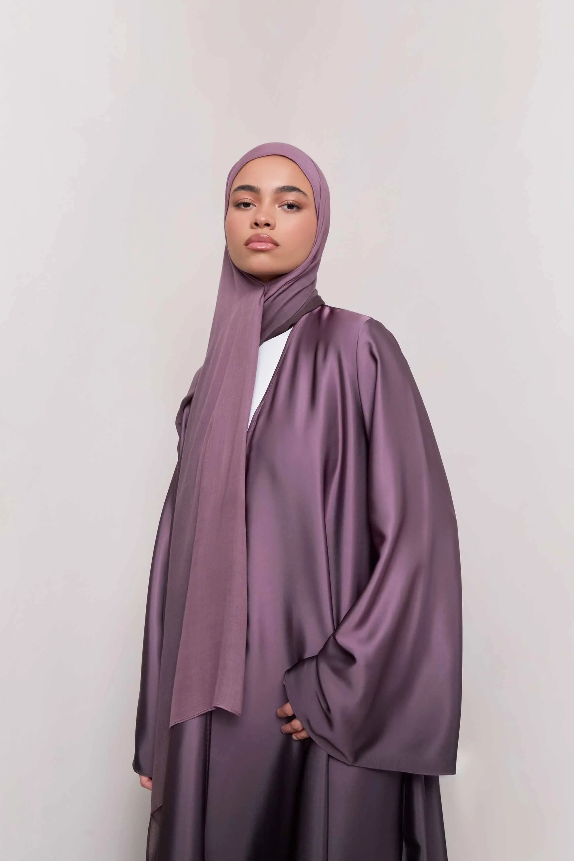 Ombre Modal Hijab - Chocolate Plum - Image 2