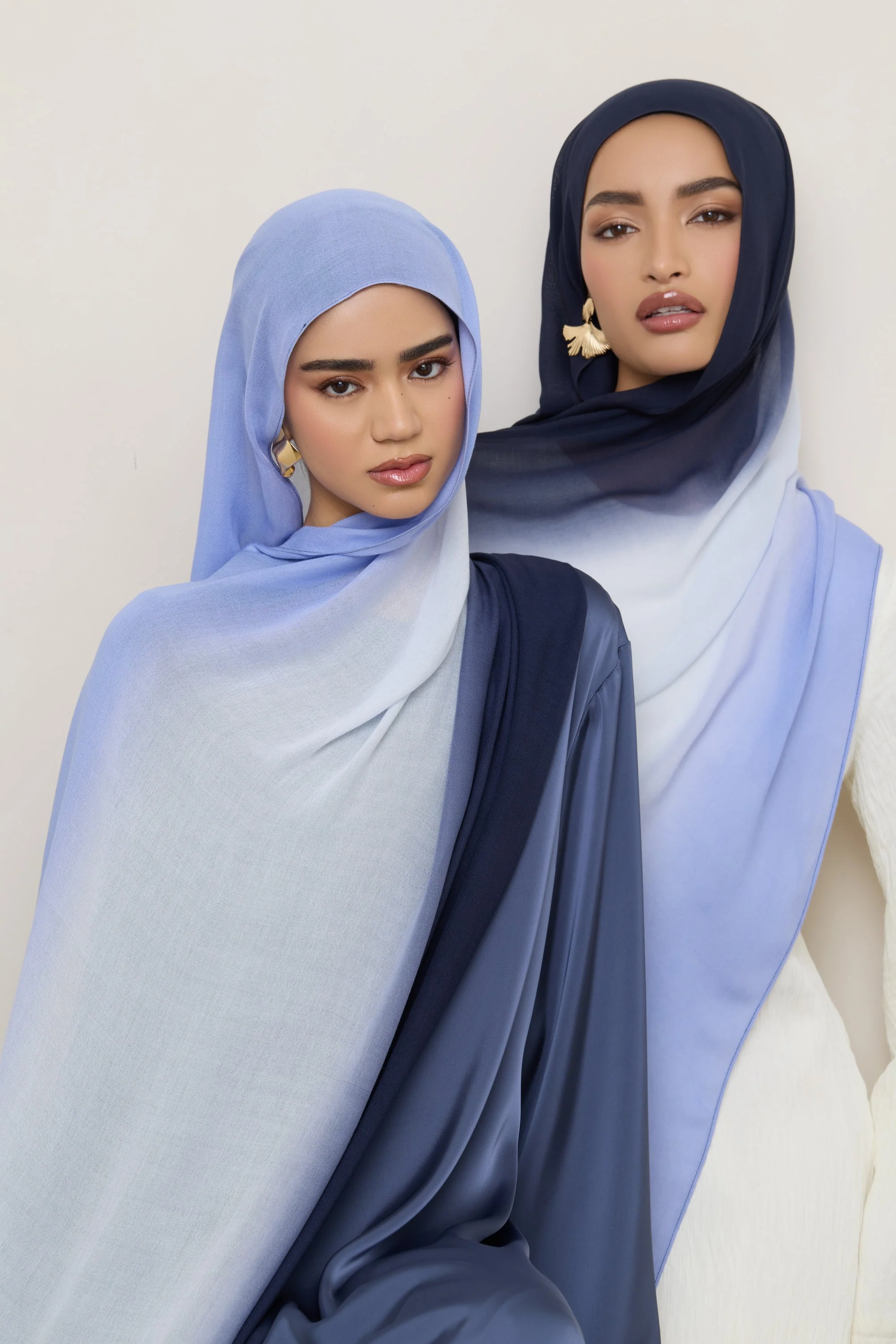 Ombre Modal Hijab - Denim Night - Image 2
