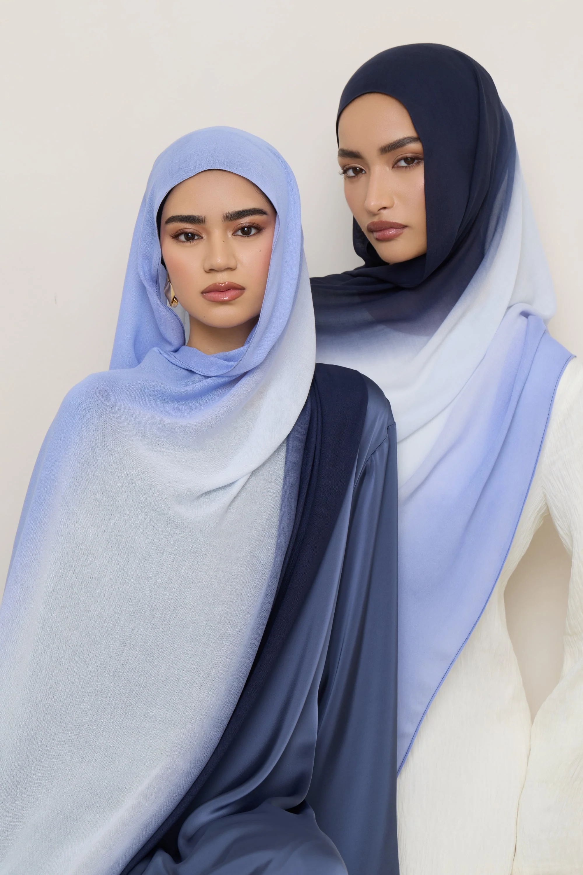 Ombre Modal Hijab - Denim Night - Image 4