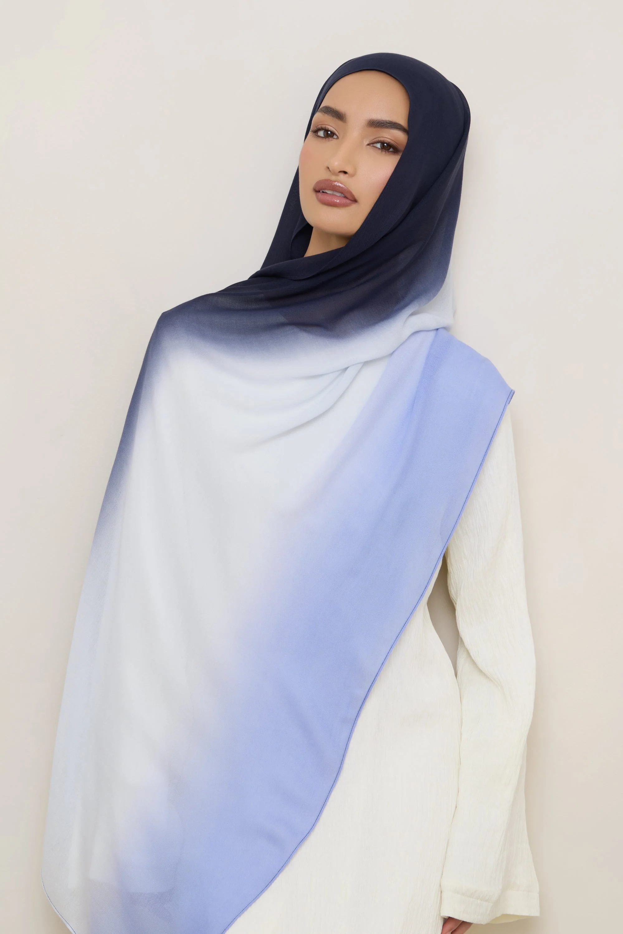 Ombre Modal Hijab - Denim Night - Image 6