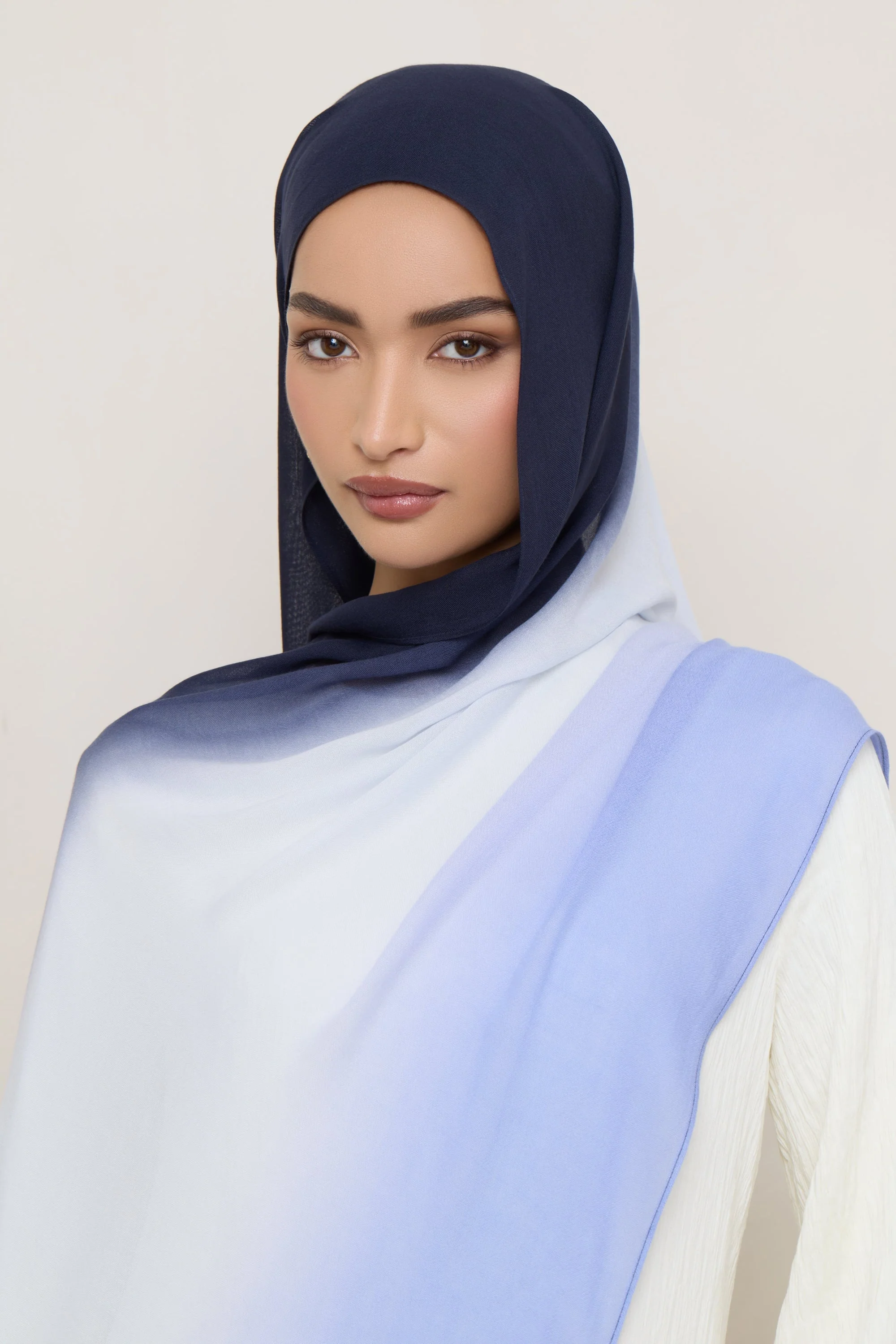 Ombre Modal Hijab - Denim Night - Image 8