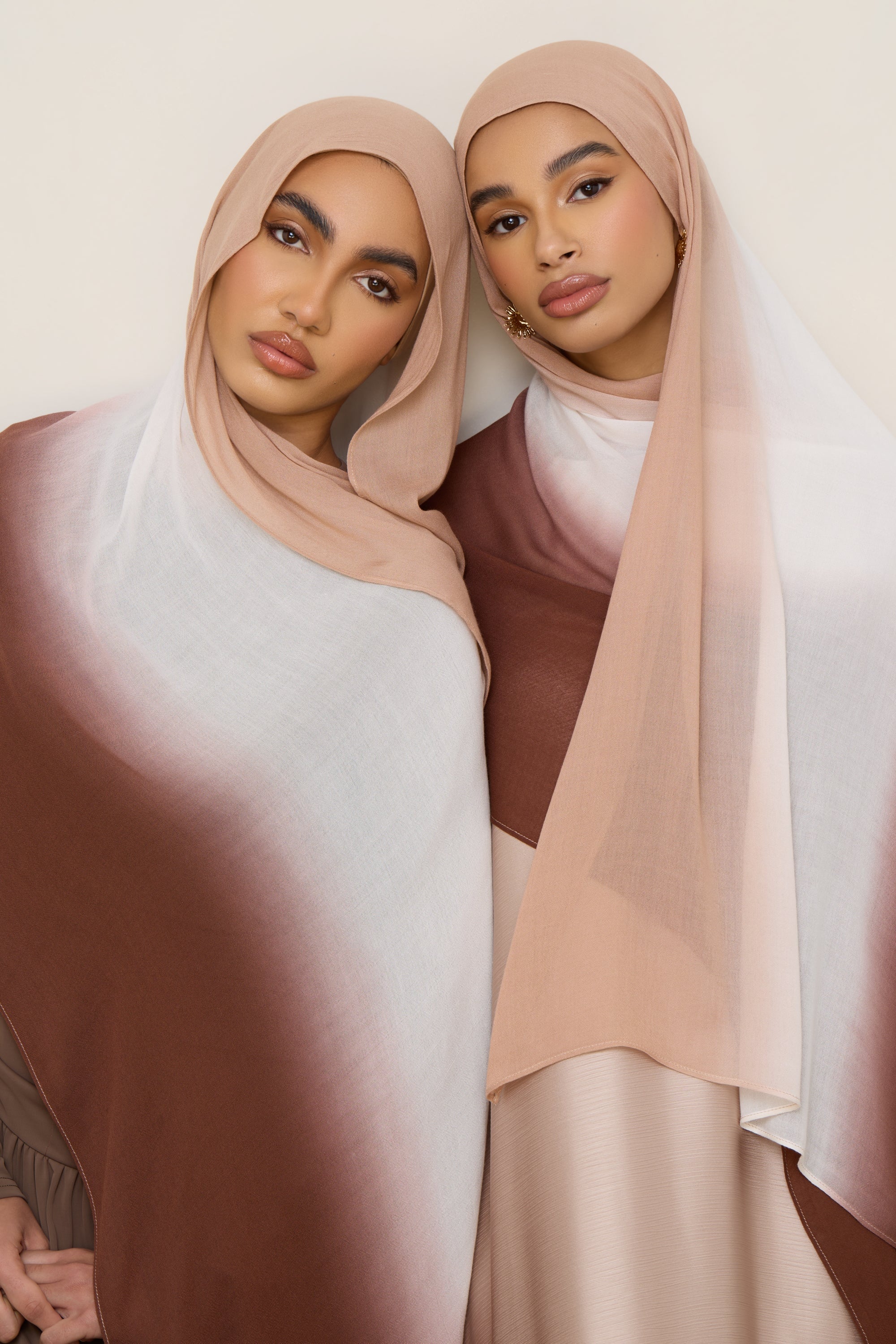 Ombre Modal Hijab - Earthy Neutrals - Image 2