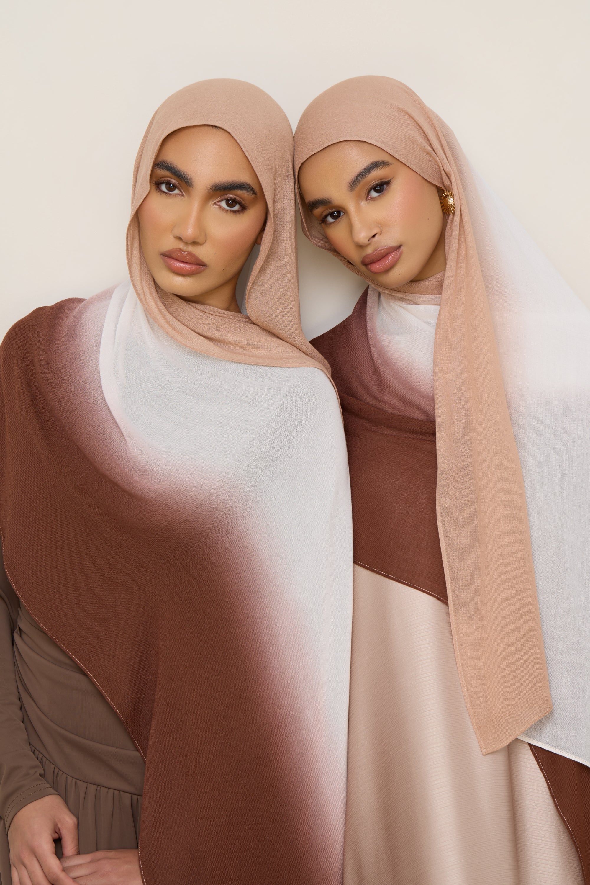 Ombre Modal Hijab - Earthy Neutrals - Image 6