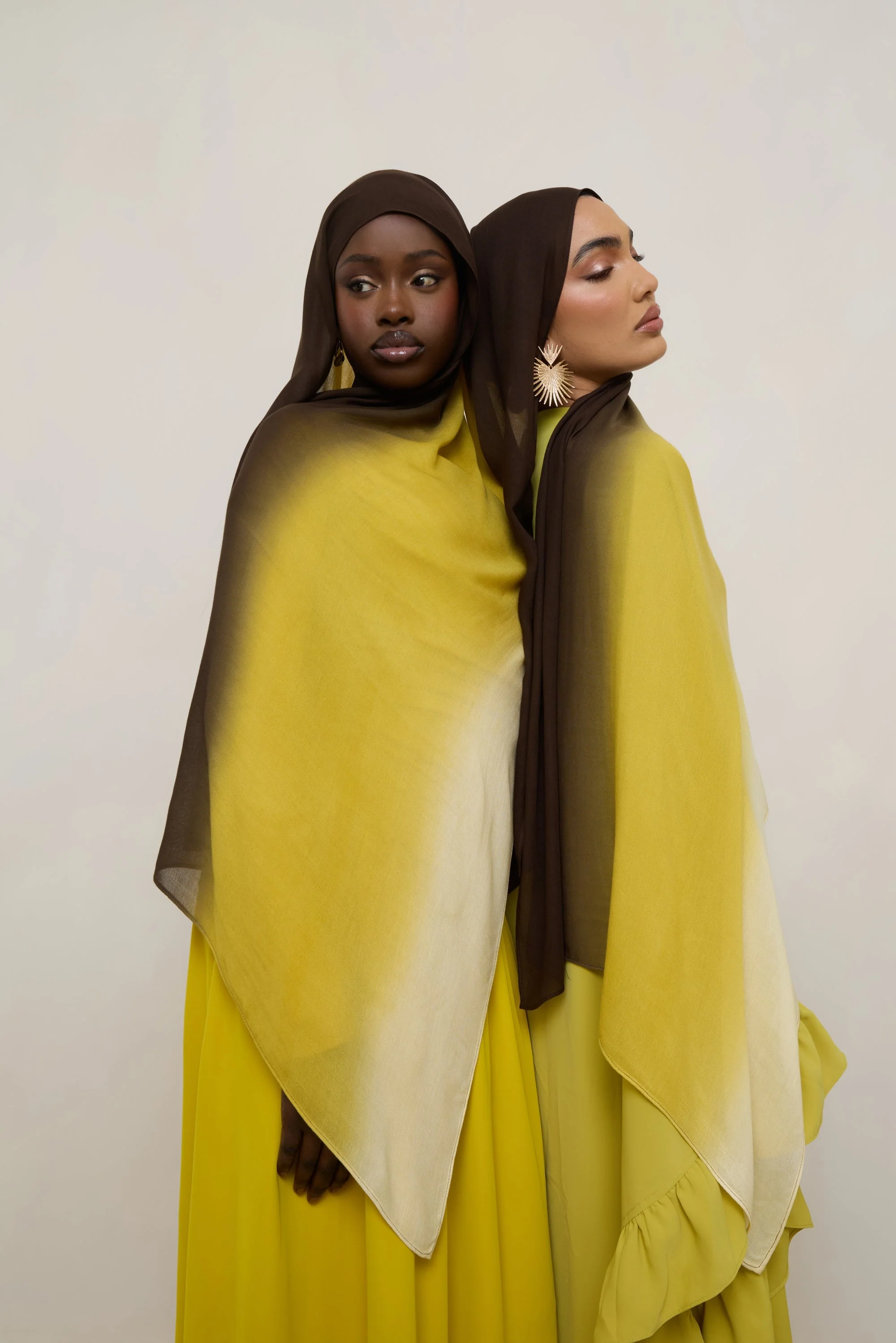 Ombre Modal Hijab - Honeycomb - Image 3