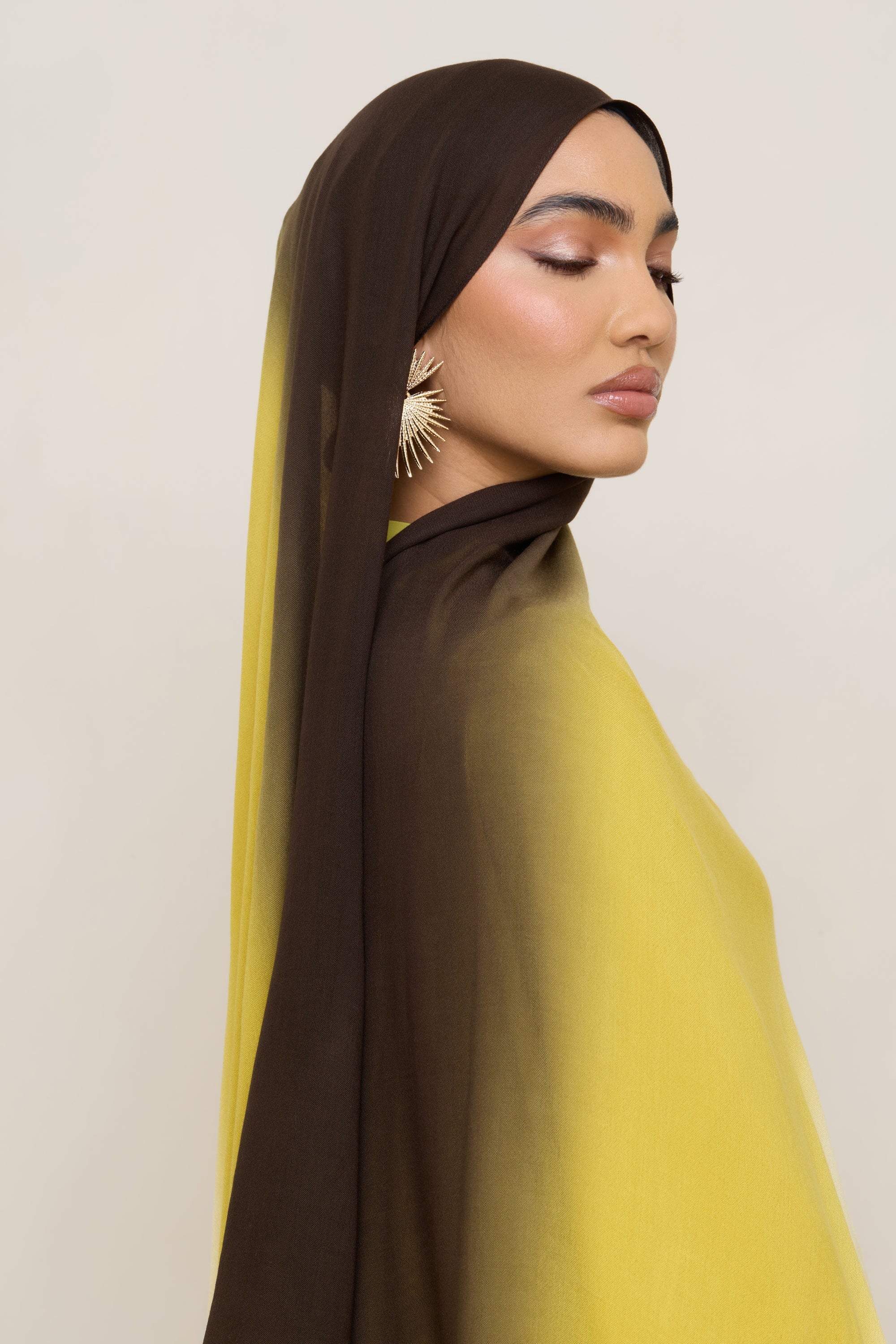 Ombre Modal Hijab - Honeycomb - Image 7