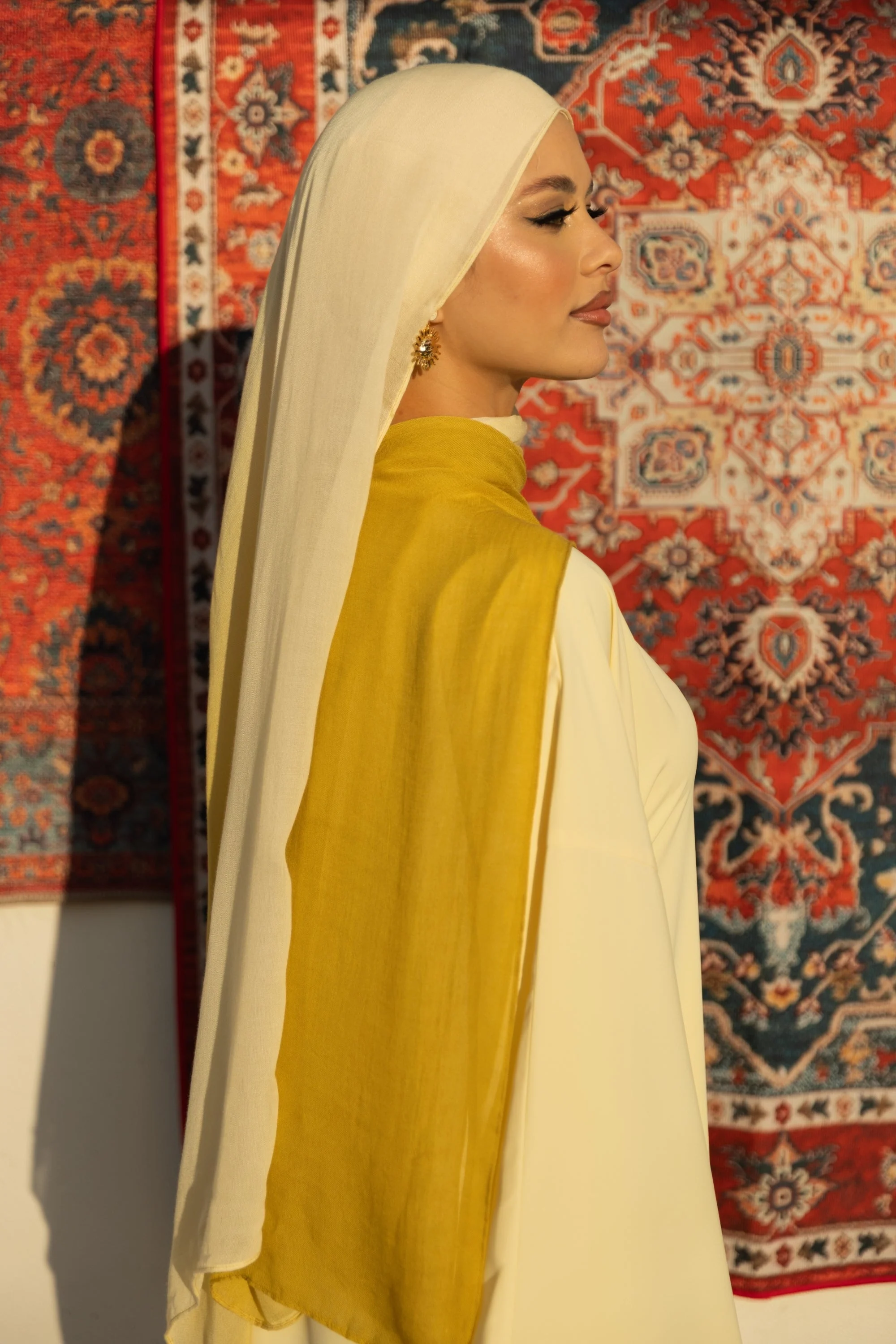 Ombre Modal Hijab - Limon - Image 10