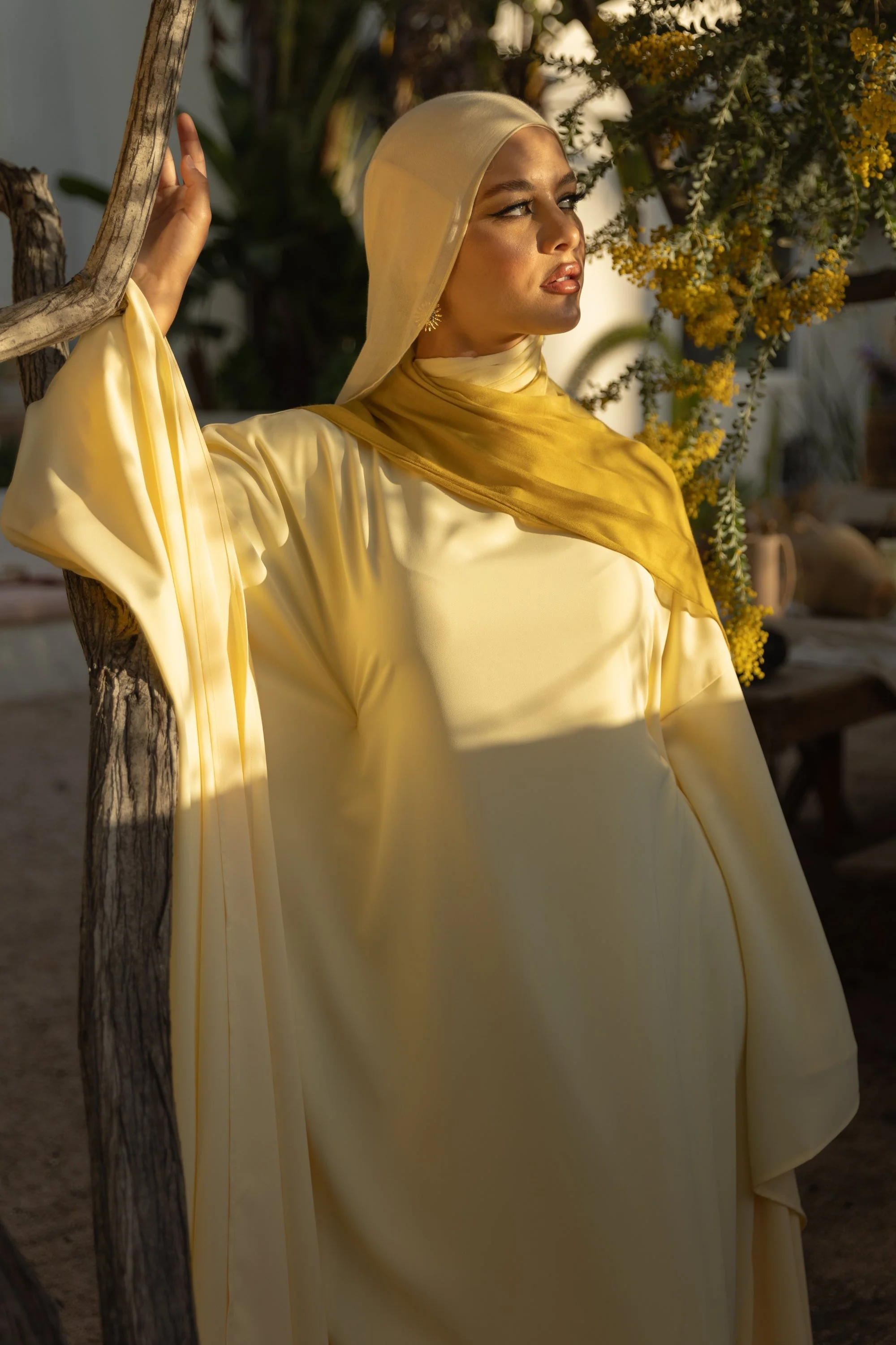 Ombre Modal Hijab - Limon - Image 11
