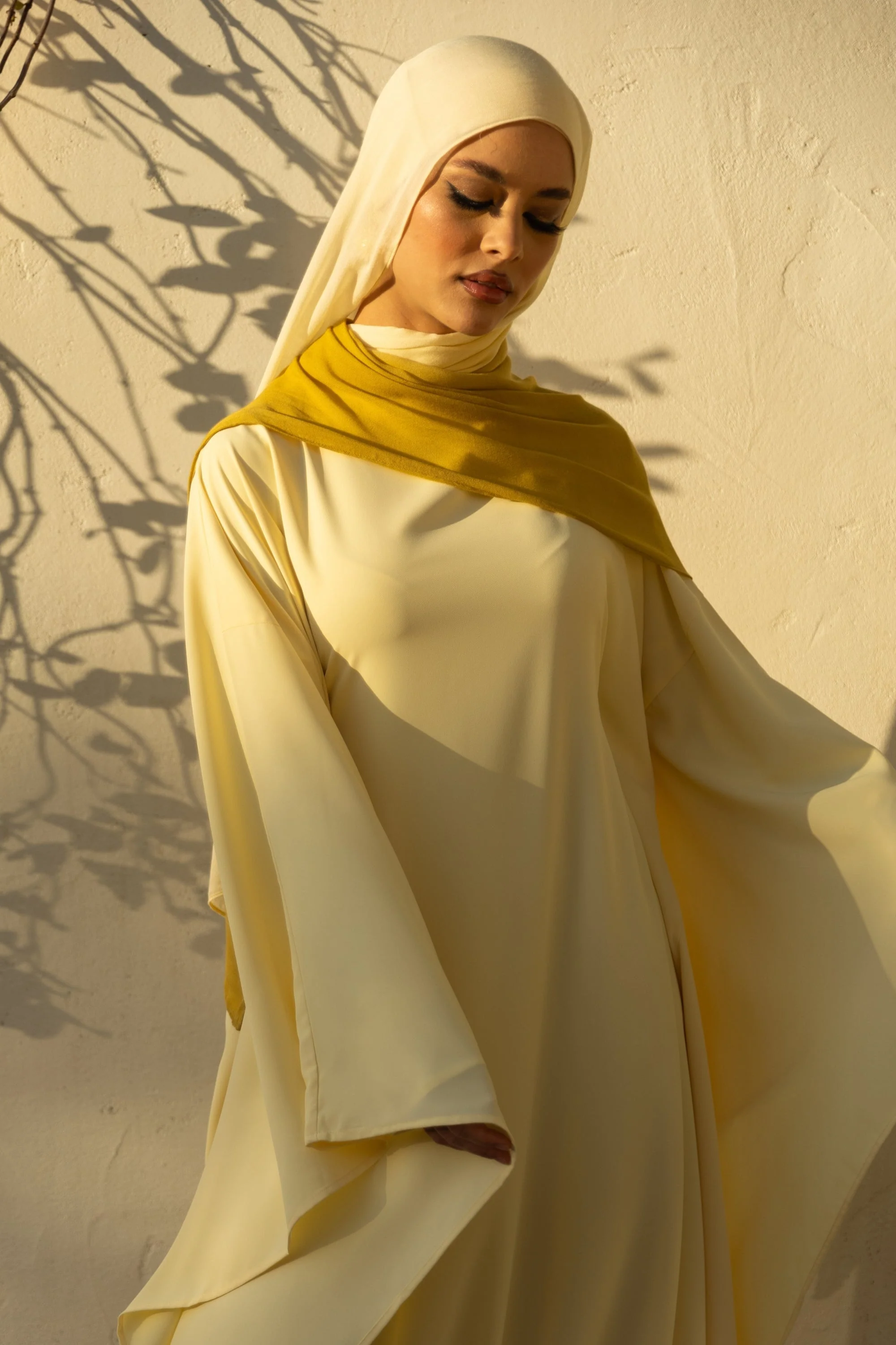 Ombre Modal Hijab - Limon - Image 13