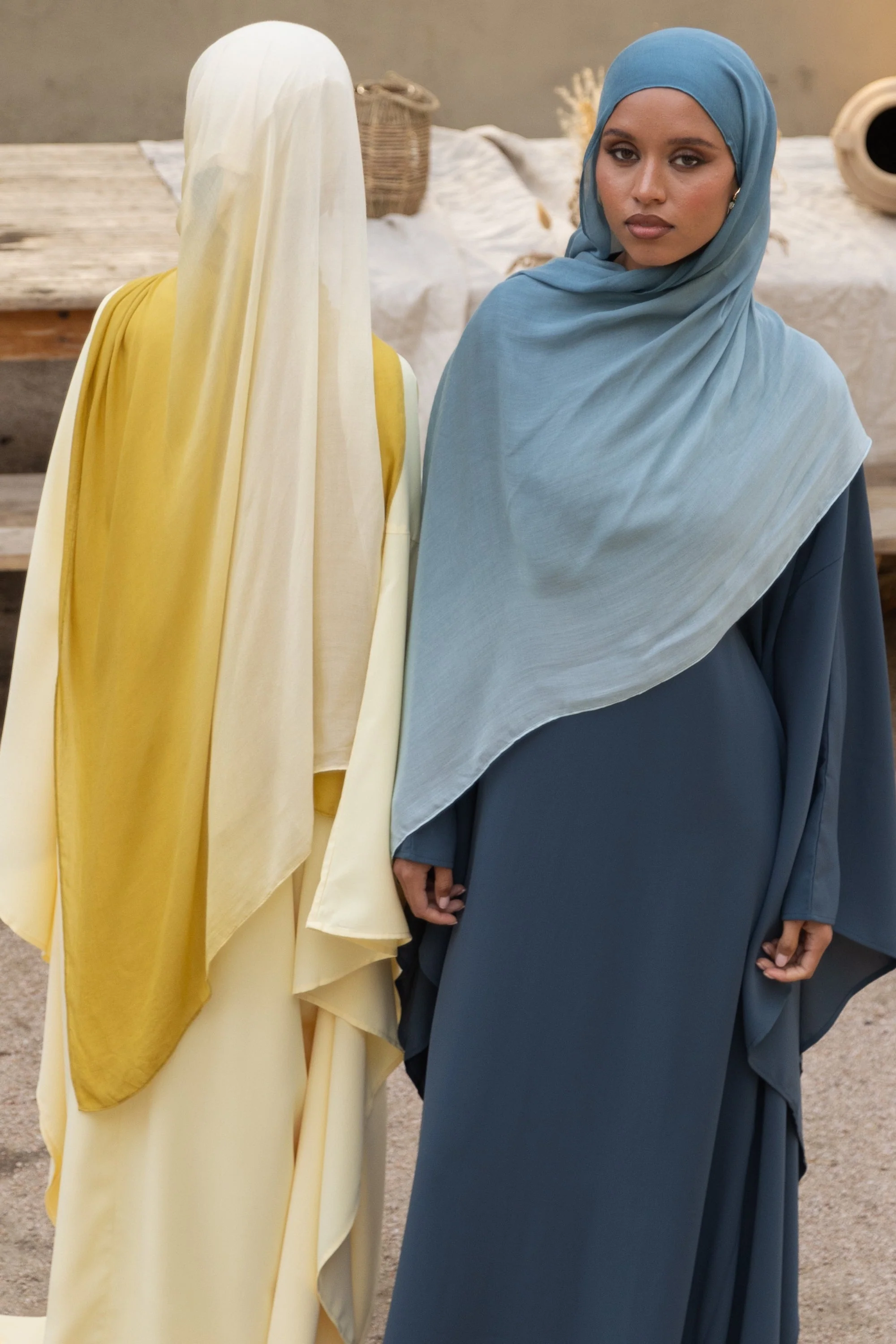 Ombre Modal Hijab - Limon - Image 15