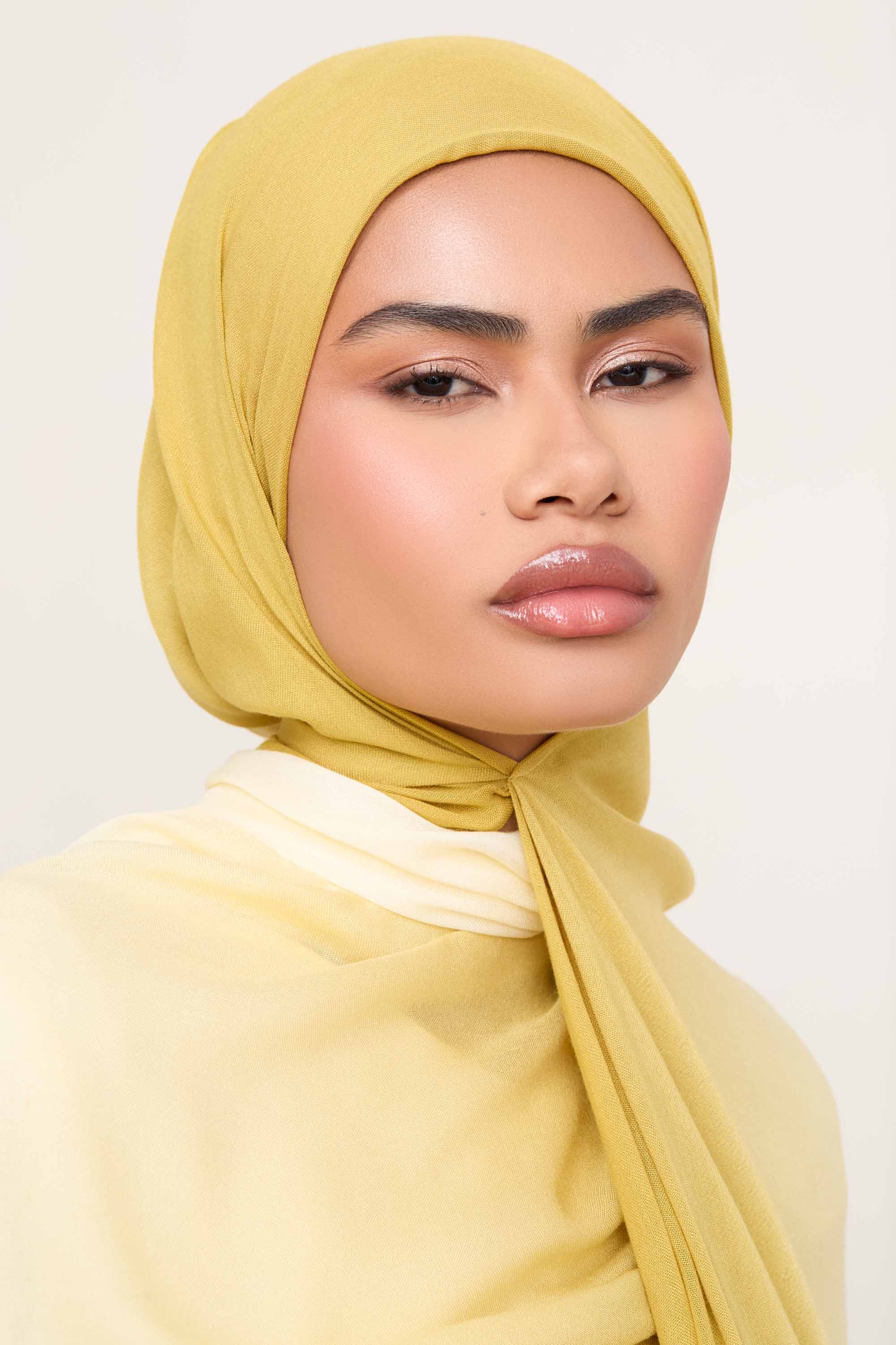 Ombre Modal Hijab - Limon - Image 3