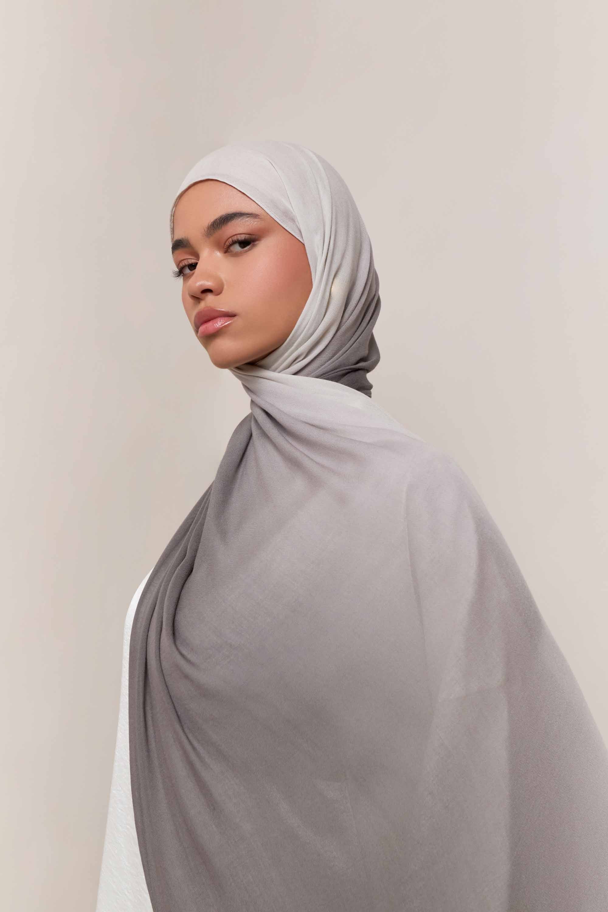 Ombre Modal Hijab - Truffle - Image 2